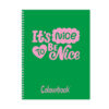 Quaderno a spirale Power Flower To be Nice verde