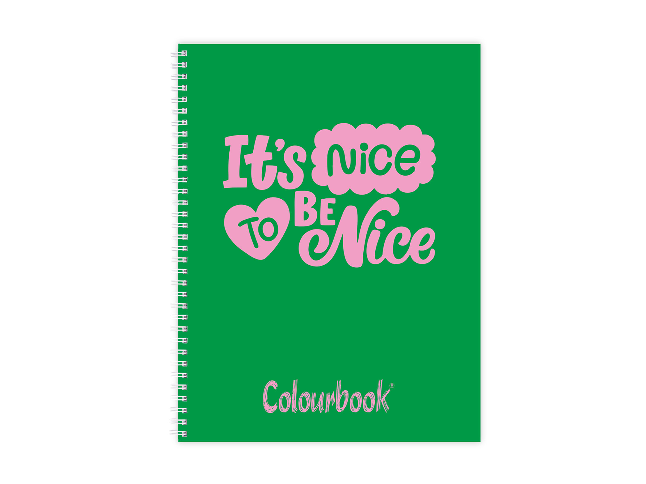 Quaderno a spirale Power Flower To be Nice verde