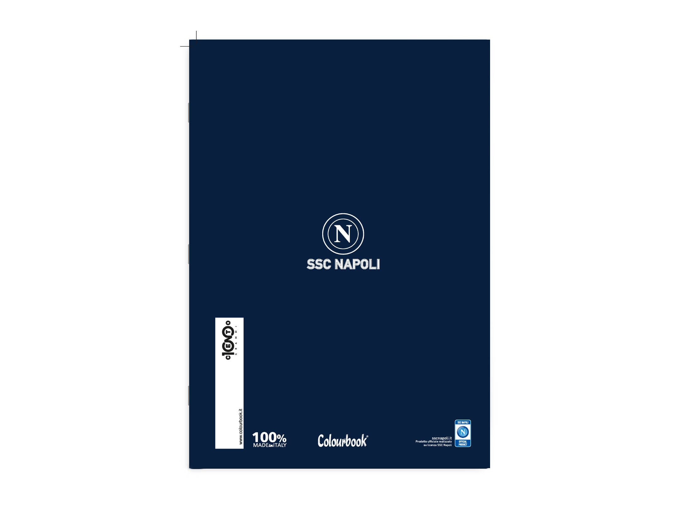 Retro quaderno A4 SSC Napoli dark blue