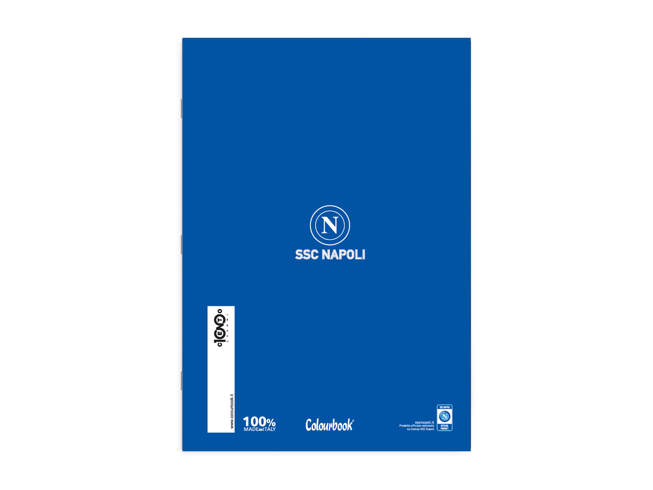 Retro quaderno A4 SSC Napoli light blue