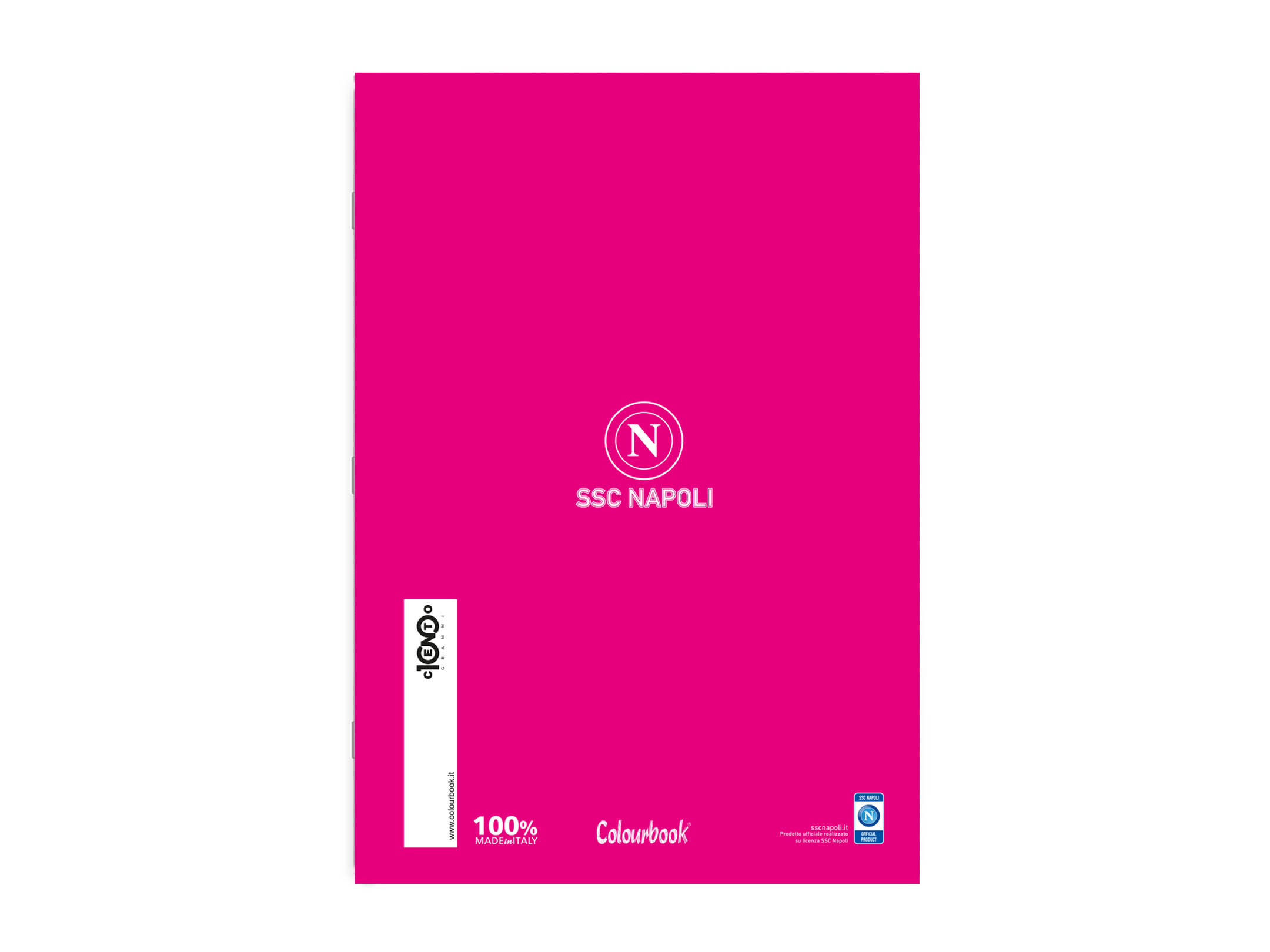 Retro quaderno A4 SSC Napoli pink jersey