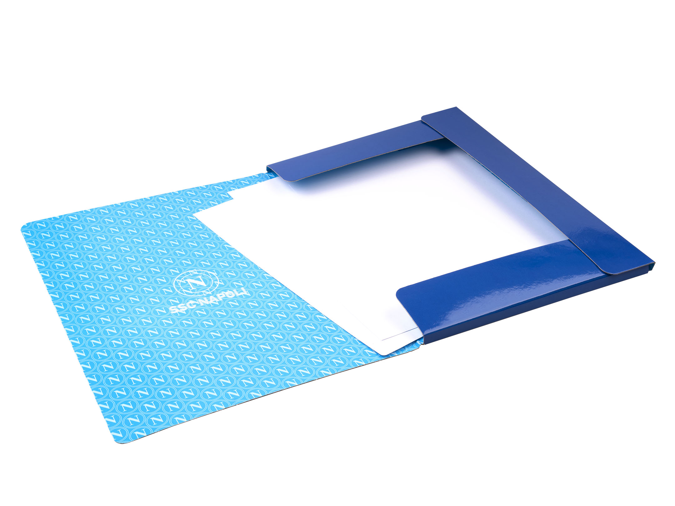 Utilizzo cartellina portadocumenti SSC Napoli blu