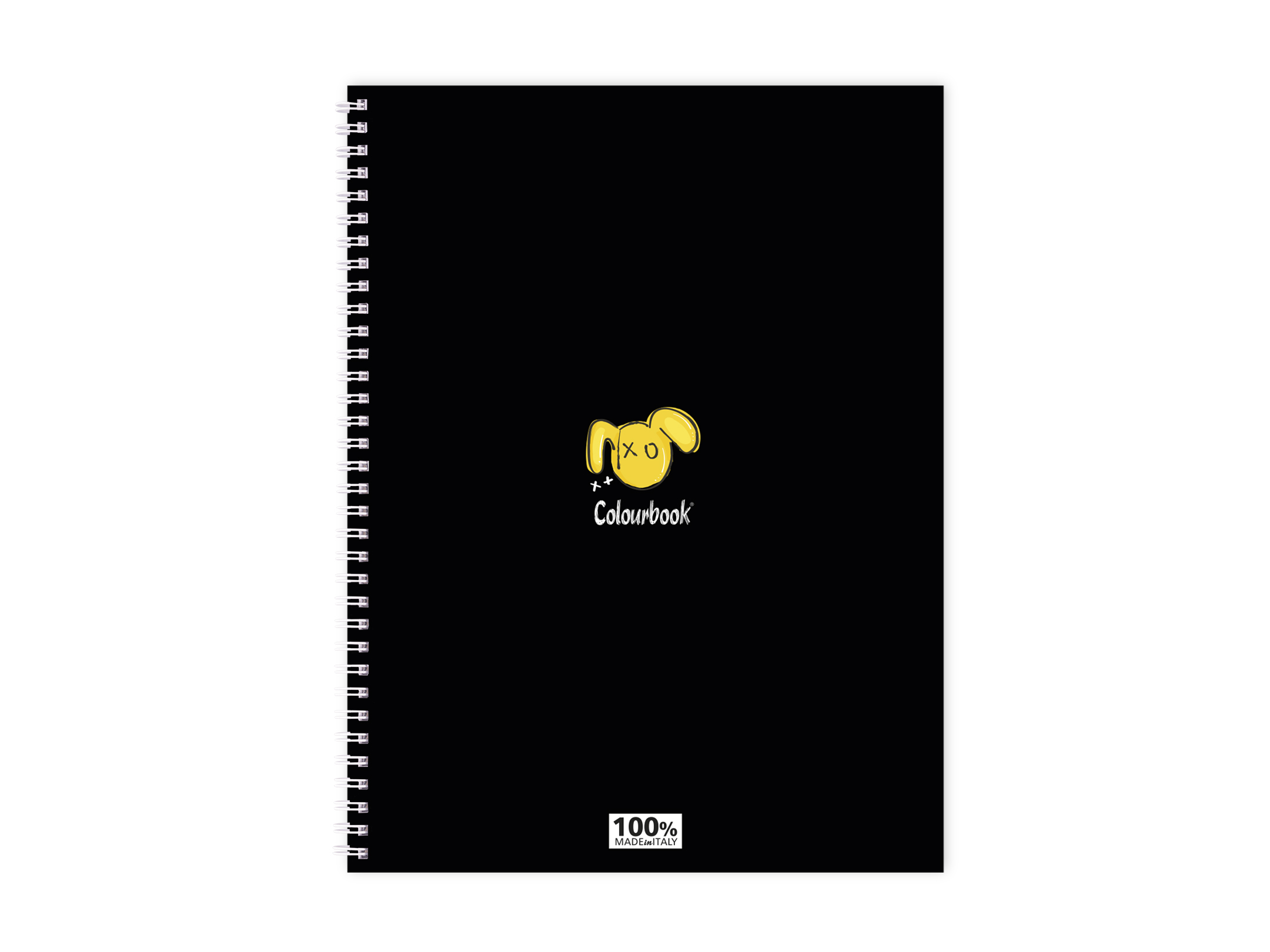 retro quaderno a spirale stay trippy giallo