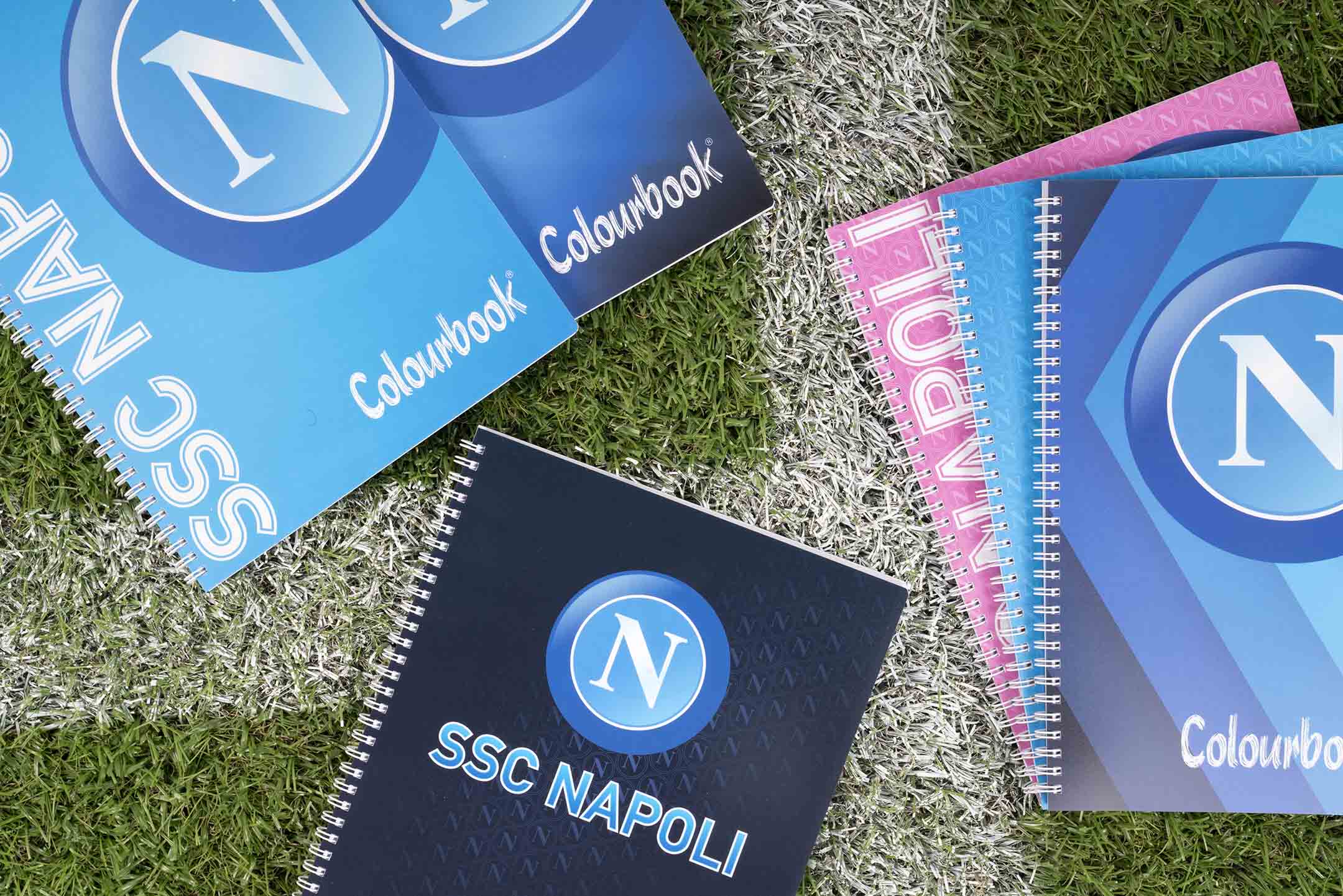 Composizione quaderni A4 a spirale SSC Napoli