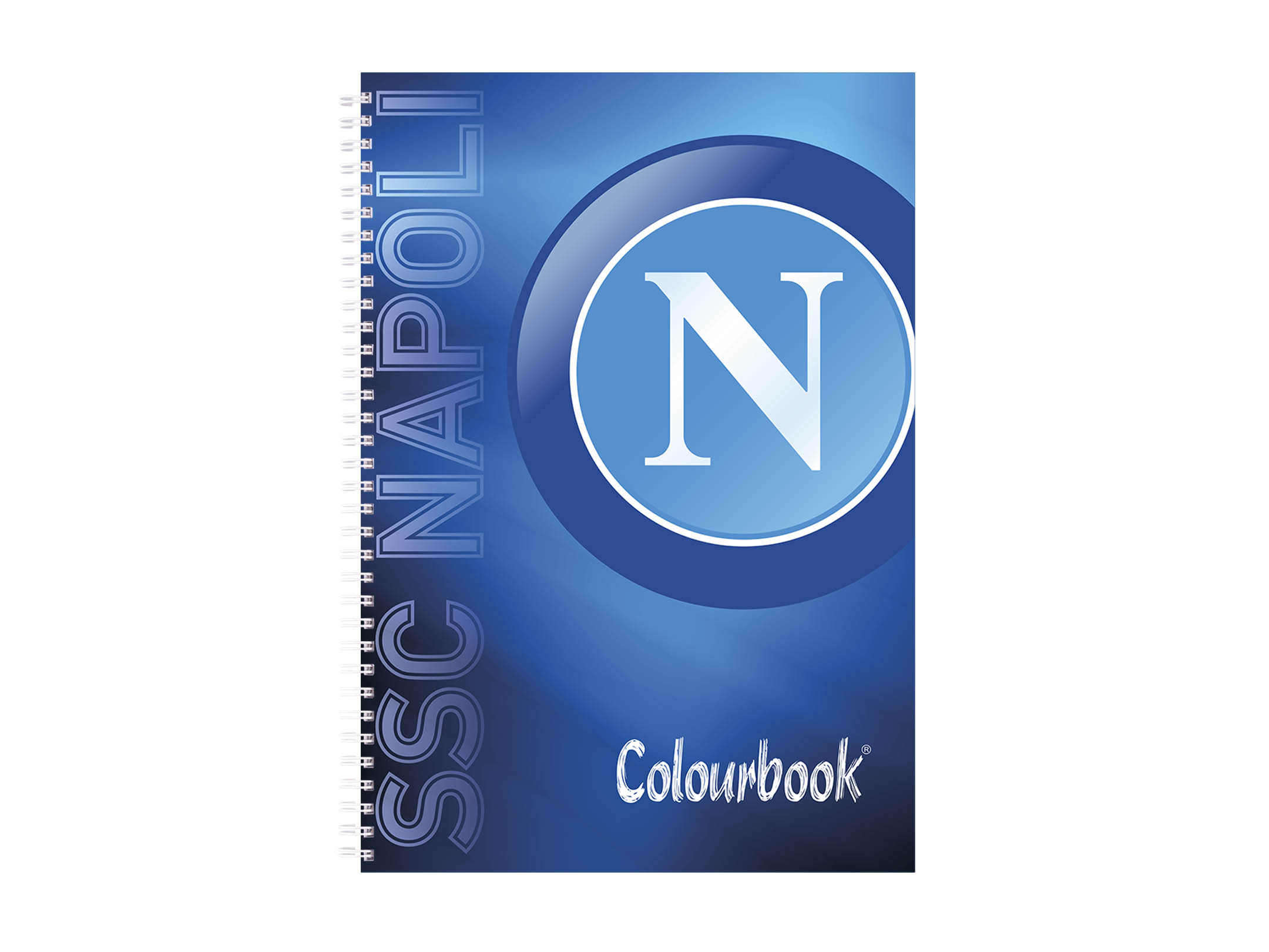 Quaderno A4 a spirale light blue SSC Napoli
