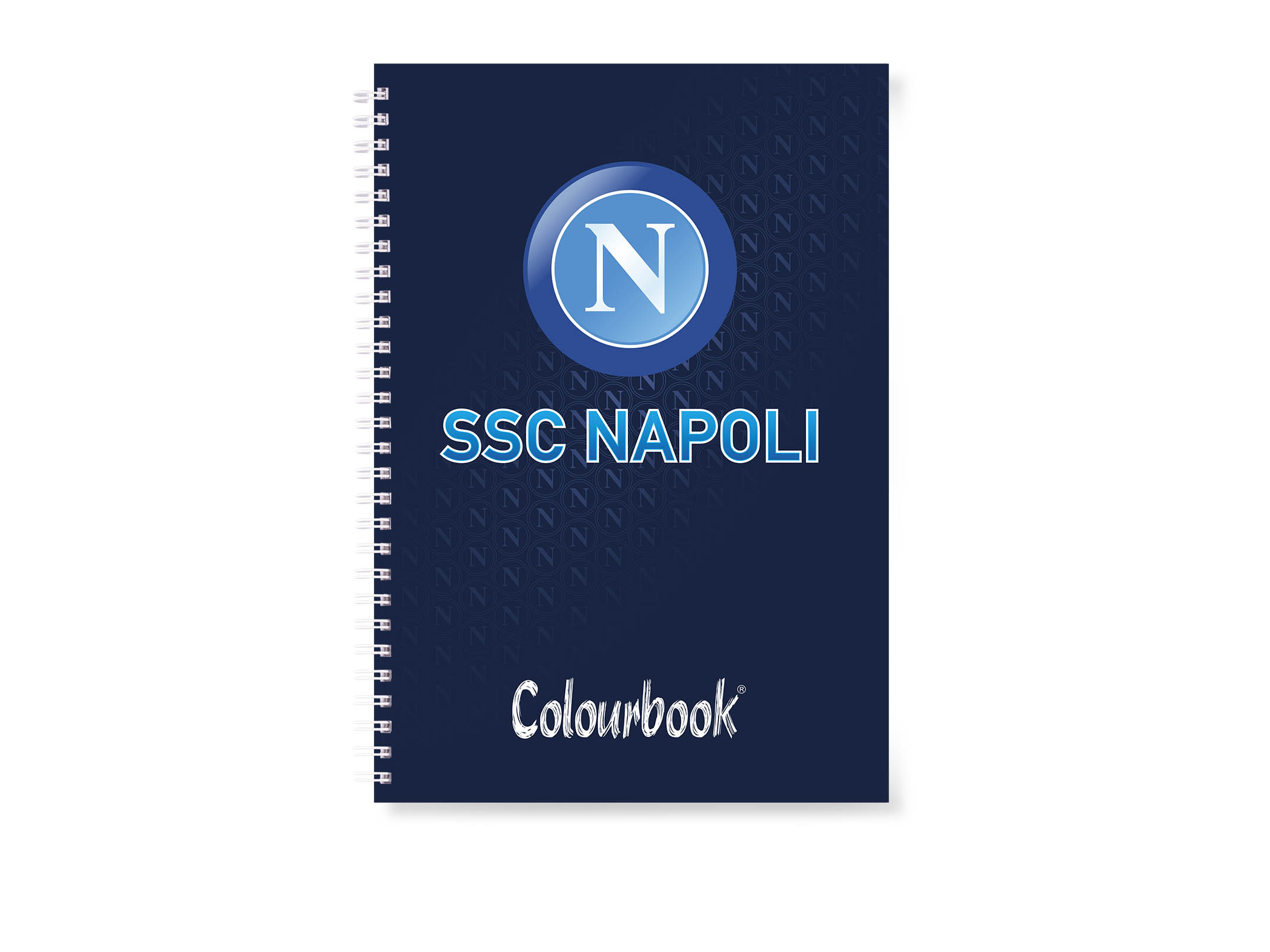 Quaderno a spirale A5 dark blue SSC Napoli
