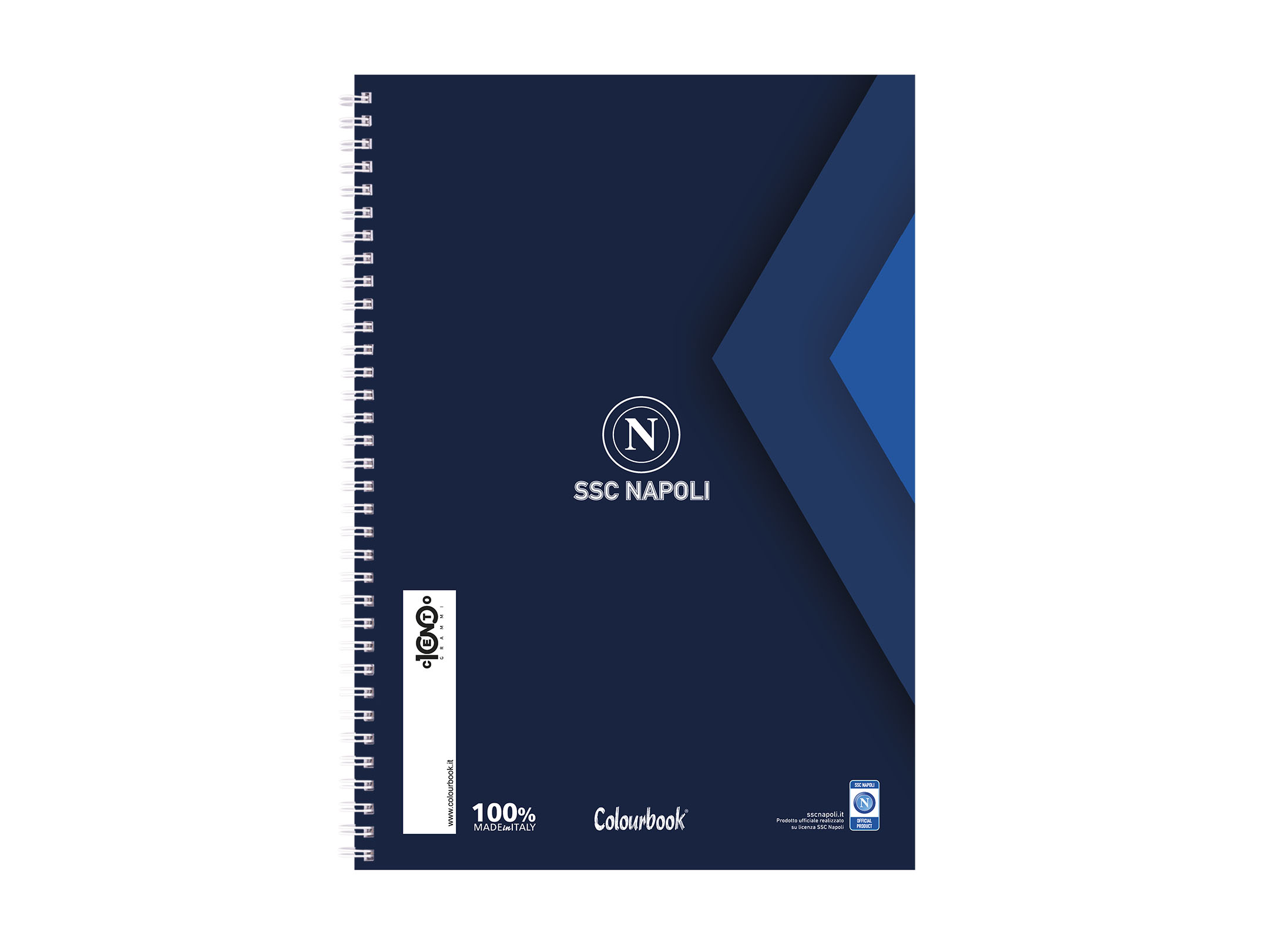 Retro quaderni A4 a spirale bands SSC Napoli
