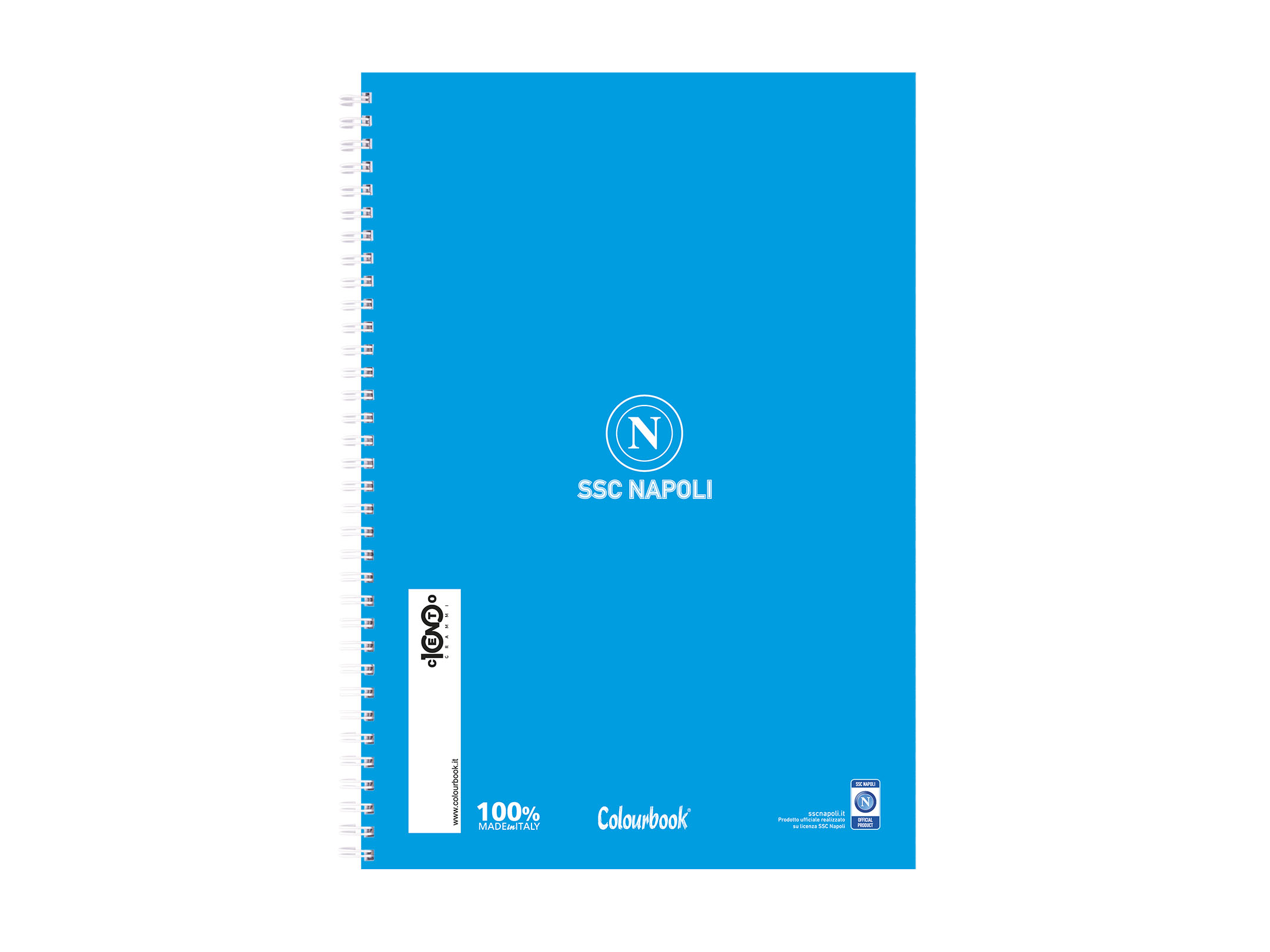 Retro quaderni A4 a spirale team jersey SSC Napoli