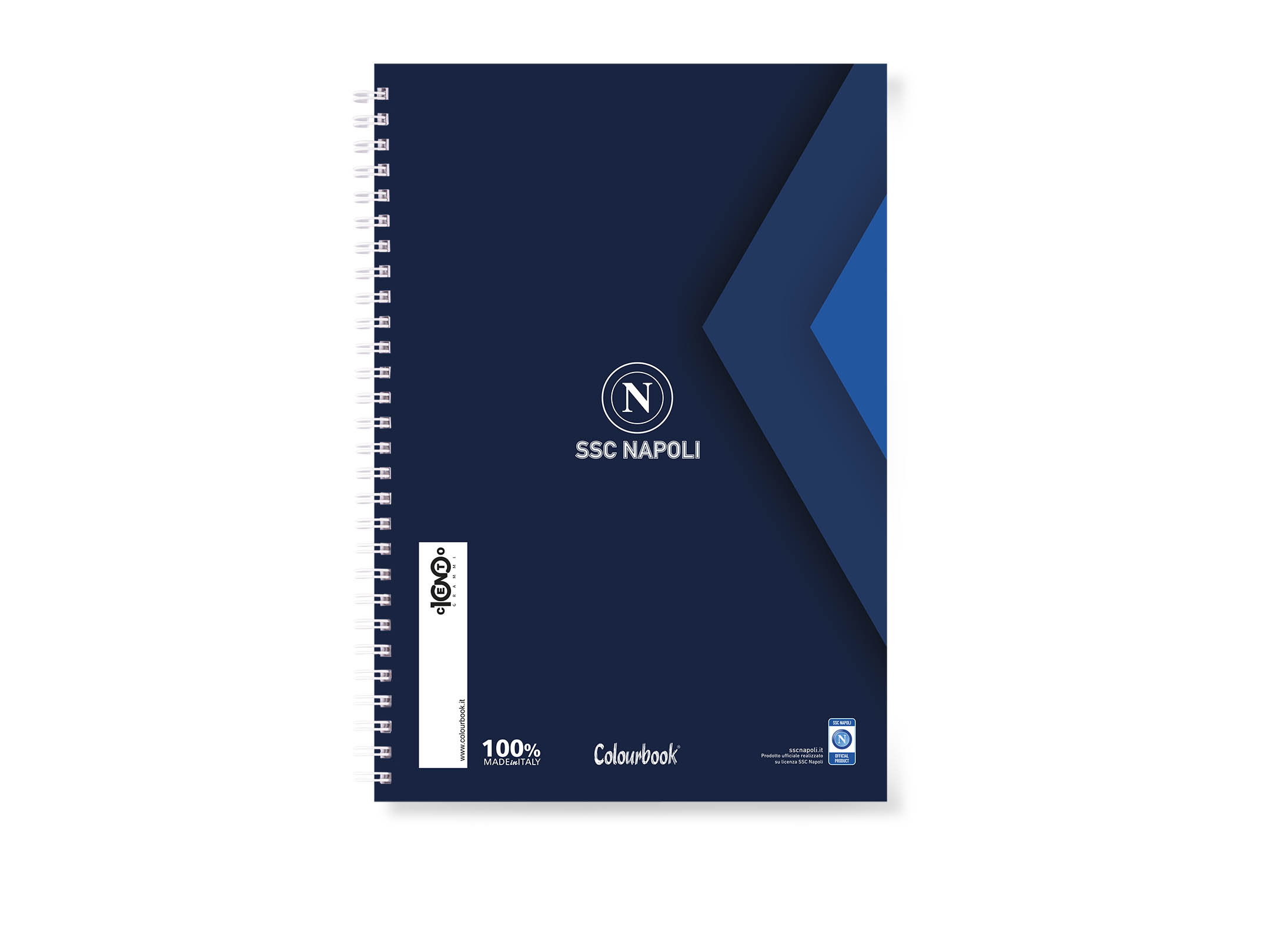 Retro quaderno a spirale A5 bands SSC Napoli