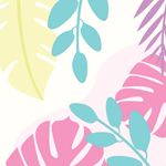 Abstract Pink Jungle