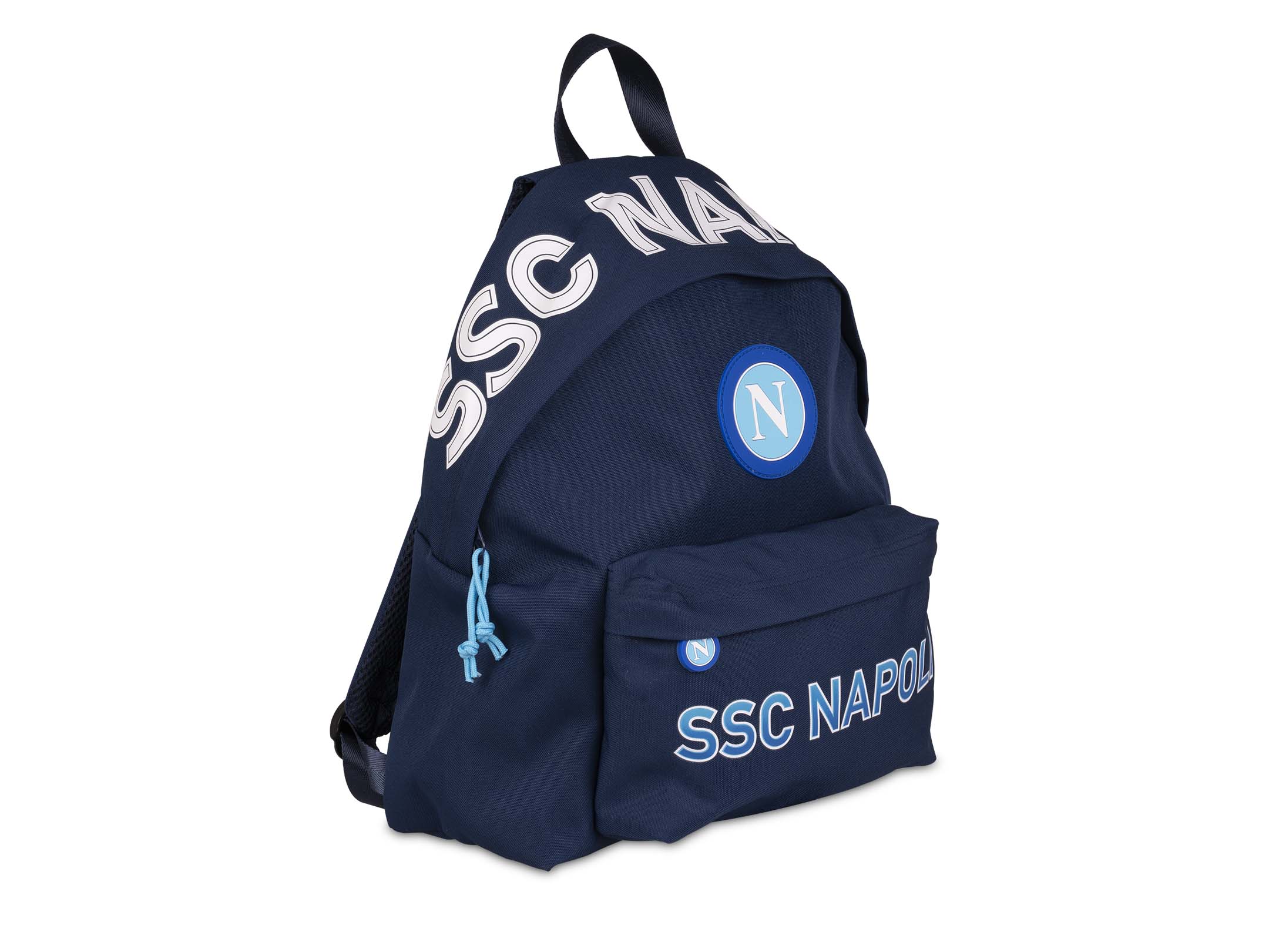 tasca laterale zaino scuola SSC Napoli blu navy