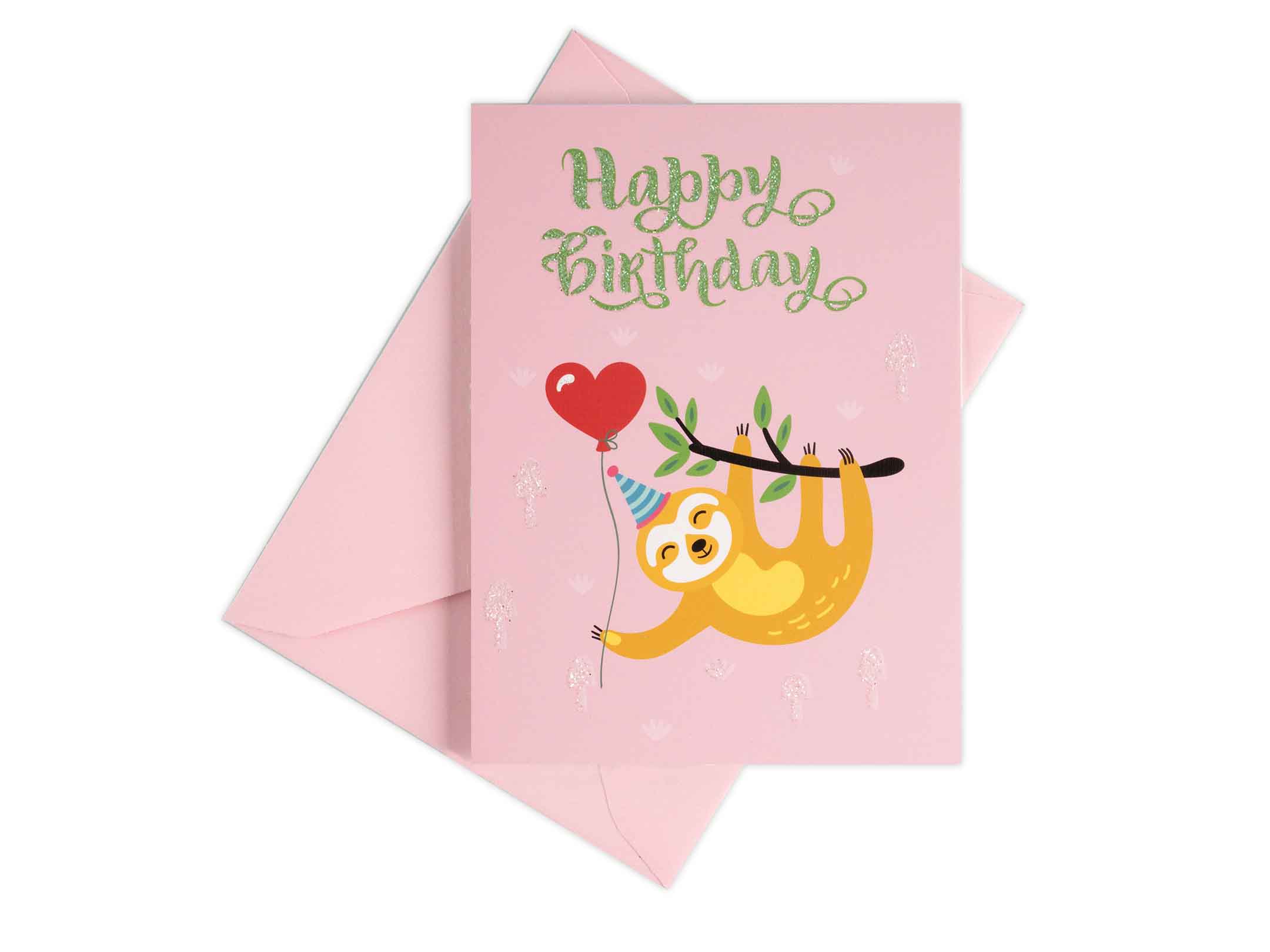 Biglietti auguri di compleanno Baby Lovely Sloth