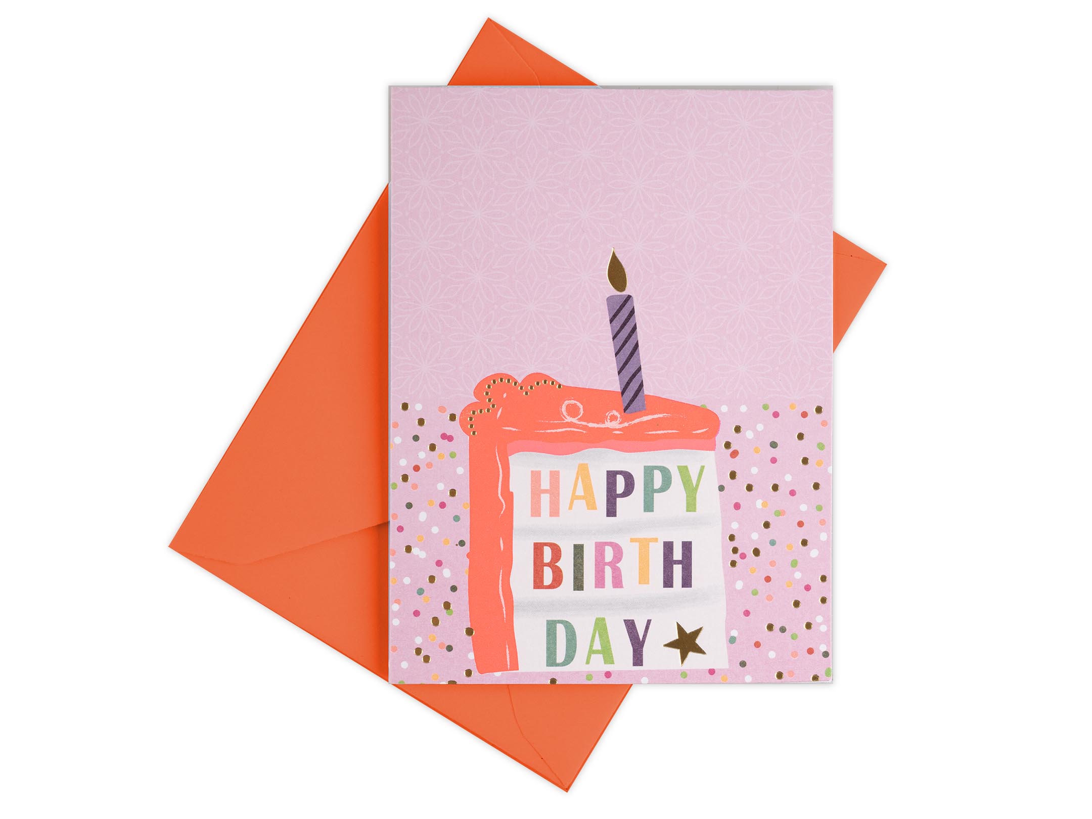 Biglietti auguri di compleanno Fluo Cake