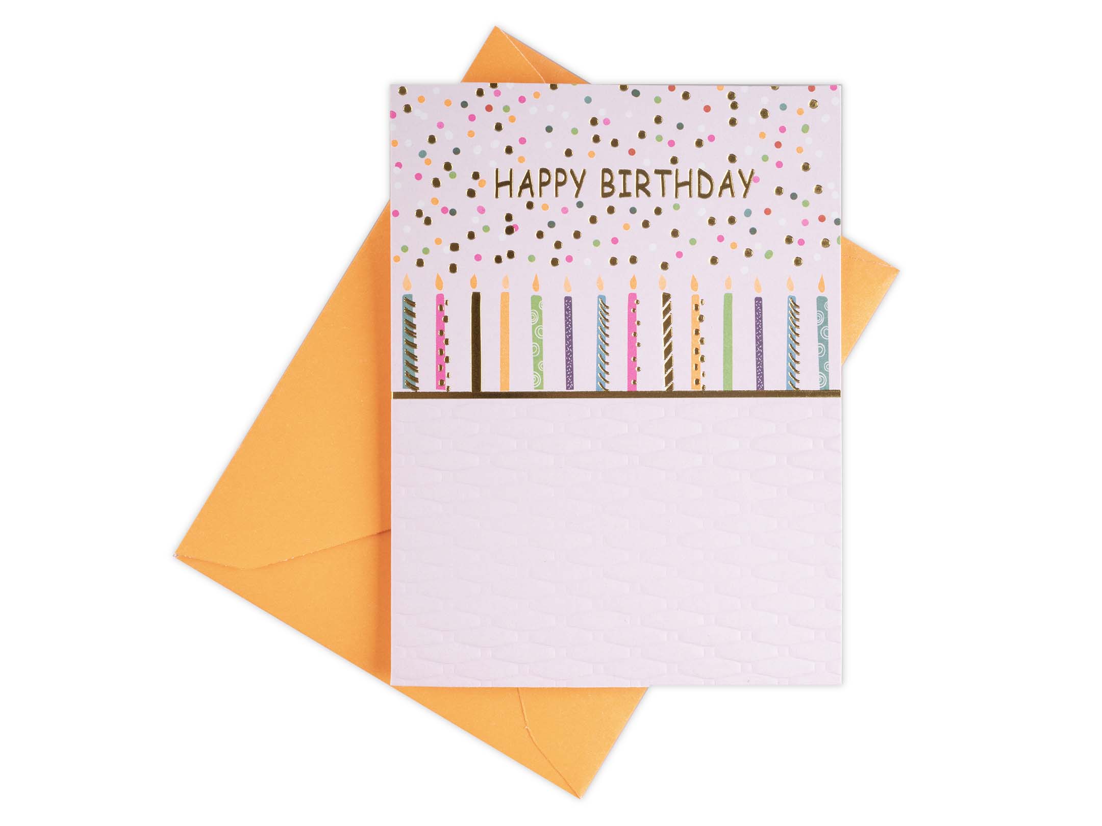 Biglietti auguri di compleanno Fluo Candles