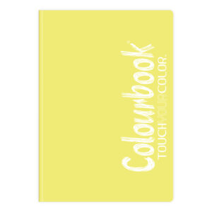 Quaderno brossurato giallo pastello