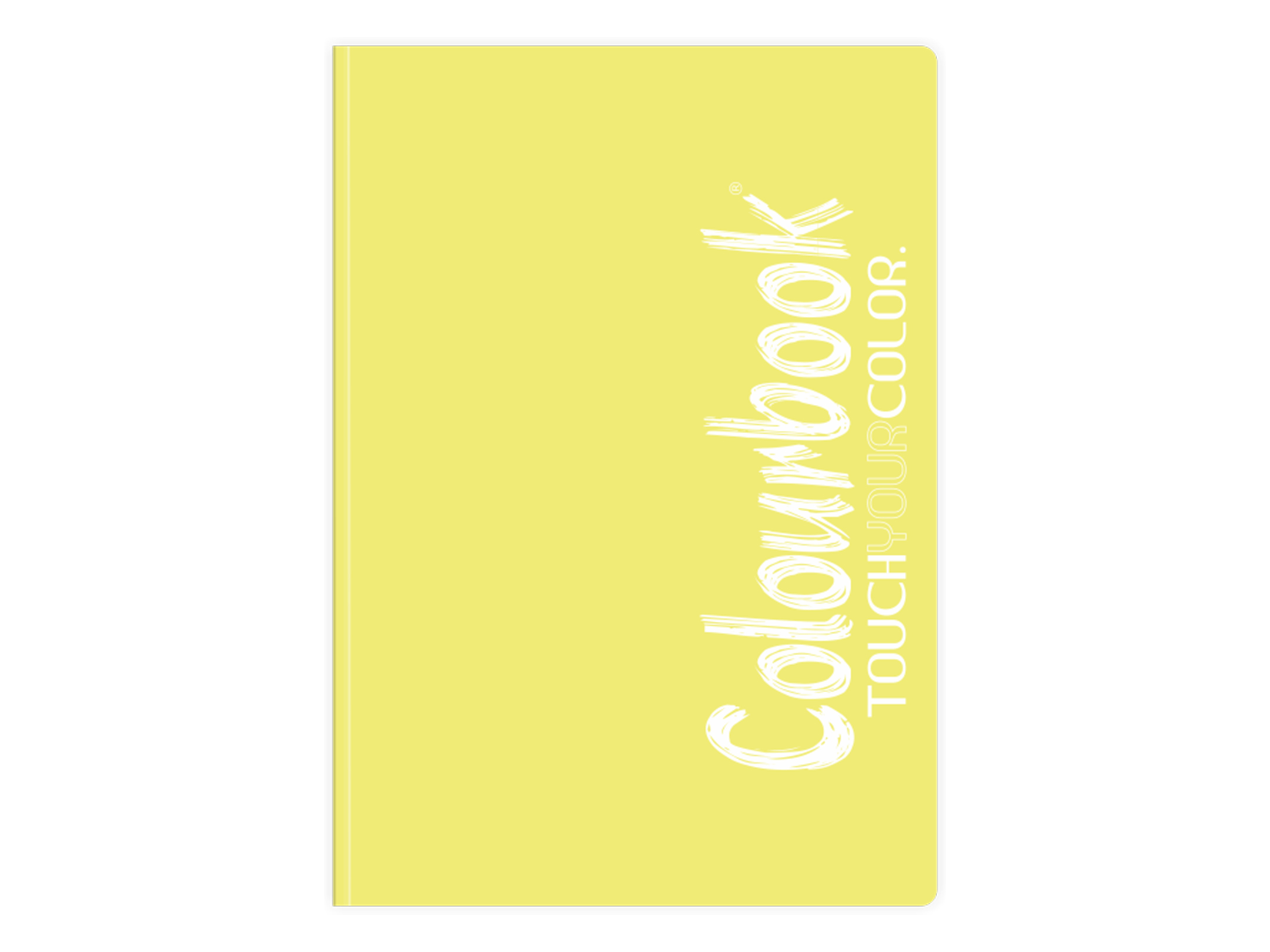 Quaderno brossurato giallo pastello