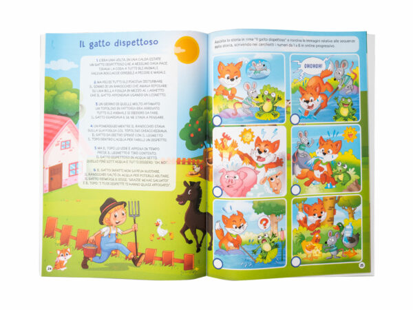 Libro da colorare per bambini - Animali della fattoria