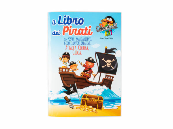 Libro da colorare per bambini - Pirati