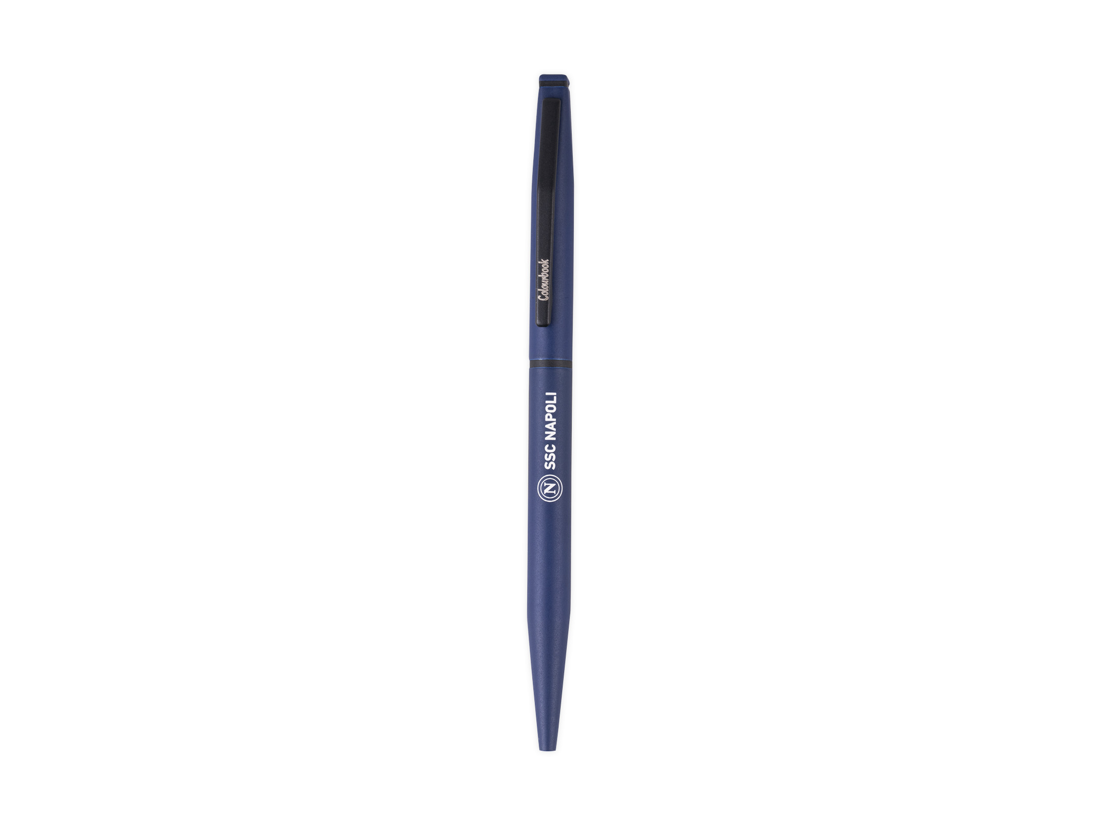 Penna a sfera in metallo SSC Napoli blu navy