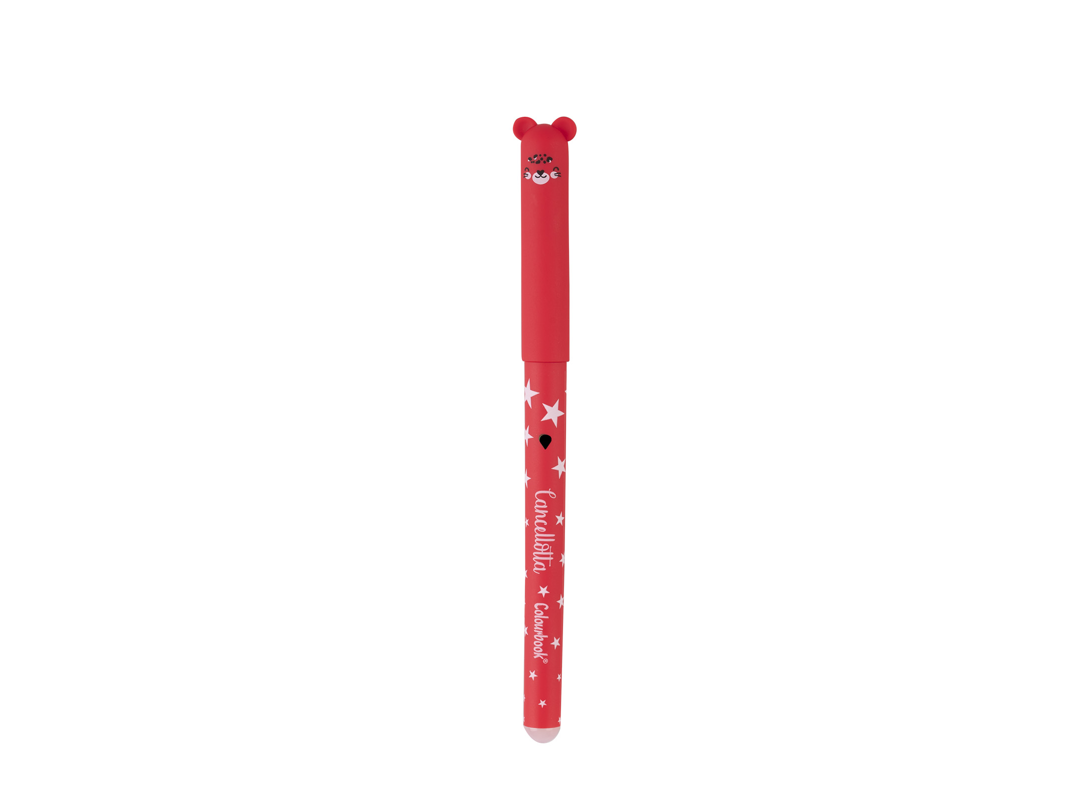Penna gel cancellabile Cancellotta Glam inchiostro nero red glam