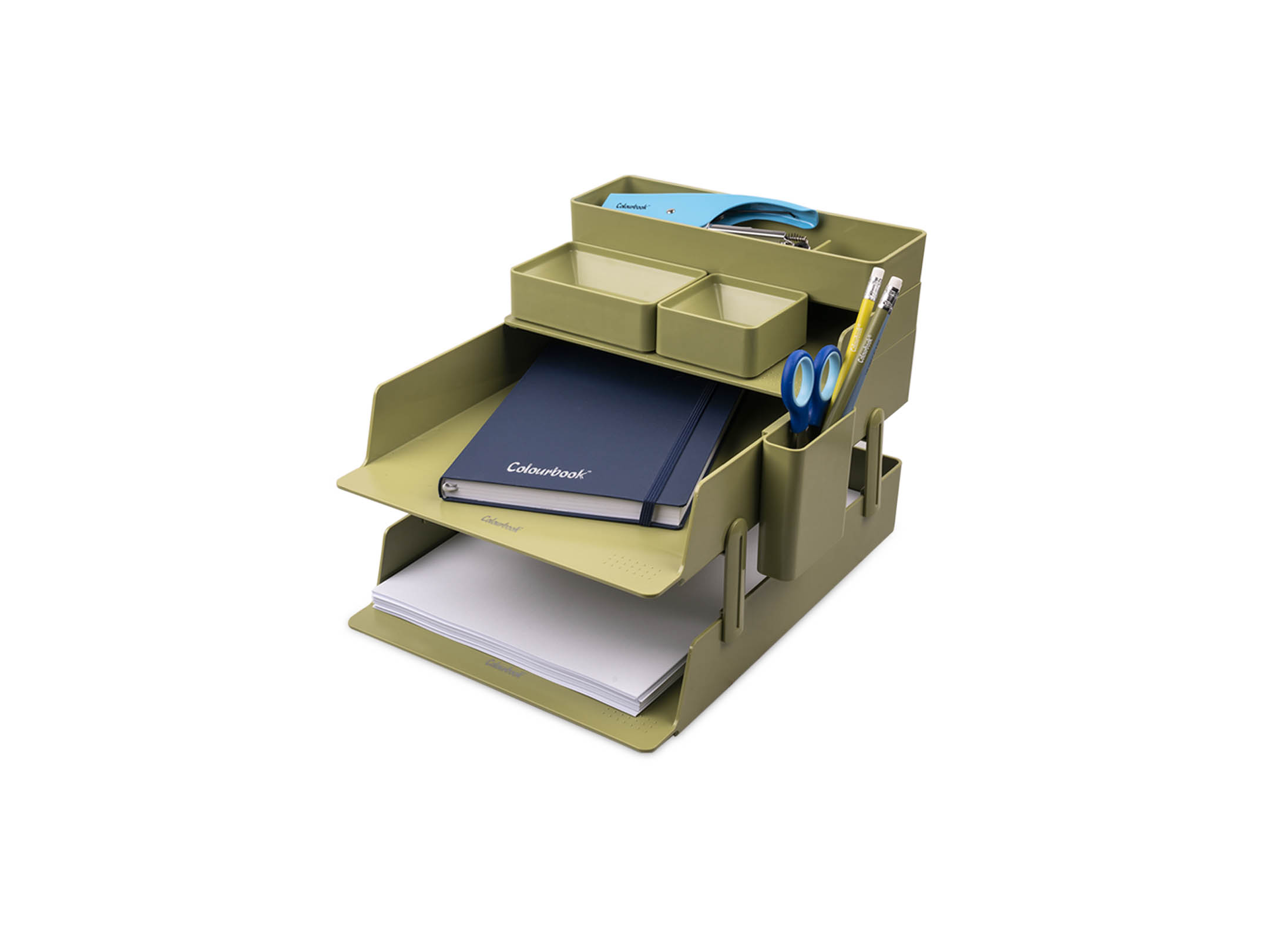 Set da scrivania Bloom verde militare