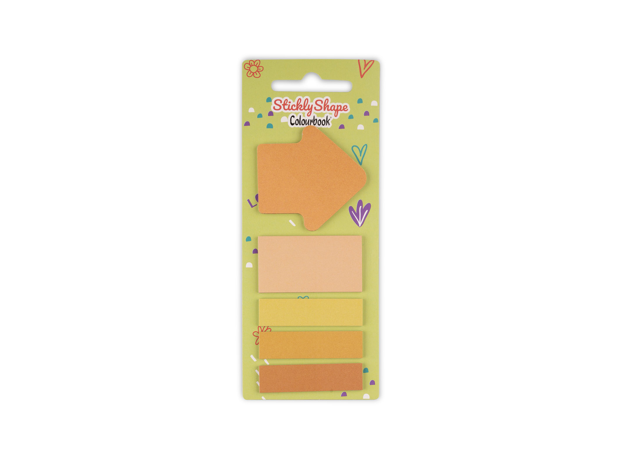 Stickly Shape Orange Arrow