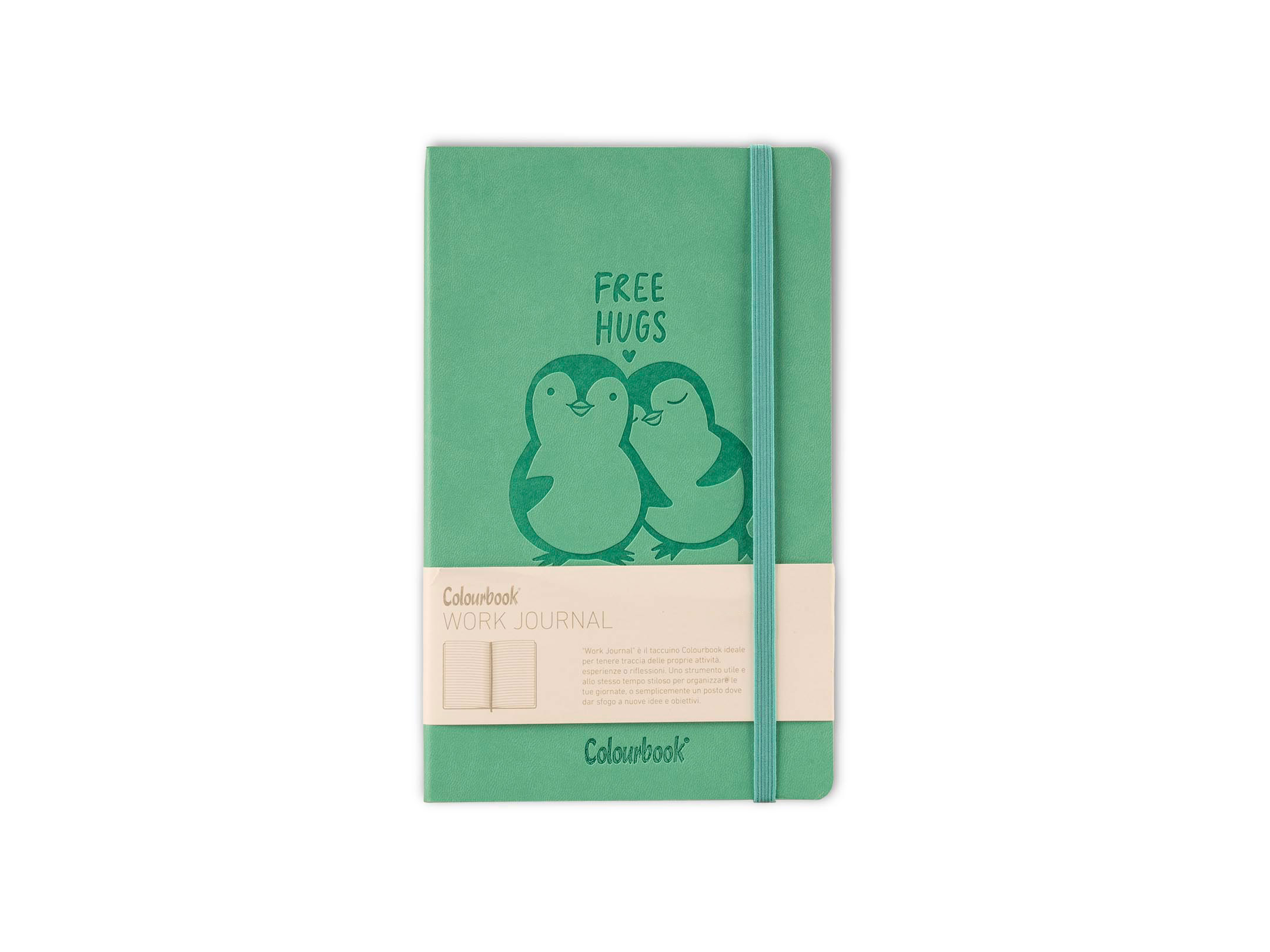Work Journal Pinguino verde smeraldo
