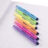 Dettaglio taschetta 6 evidenziatori fluo Thin Light