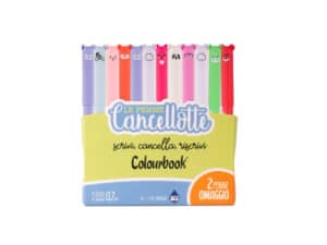 Set 10 penne Cancellotte +2 omaggio. Inchiostro blu.