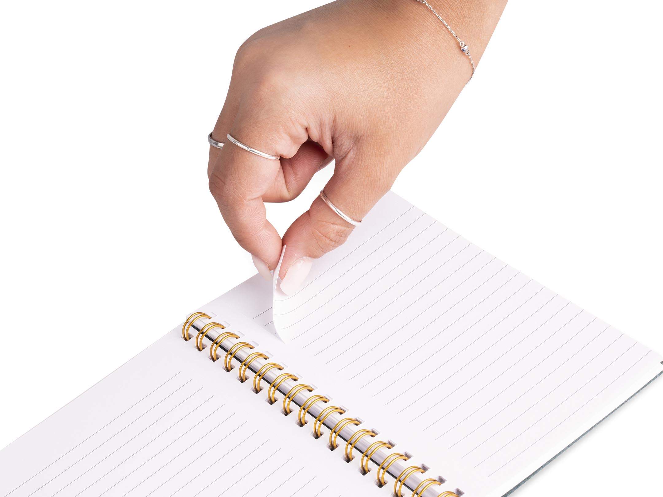 Invito allo strappo quaderni a spirale A6 Live Green righe