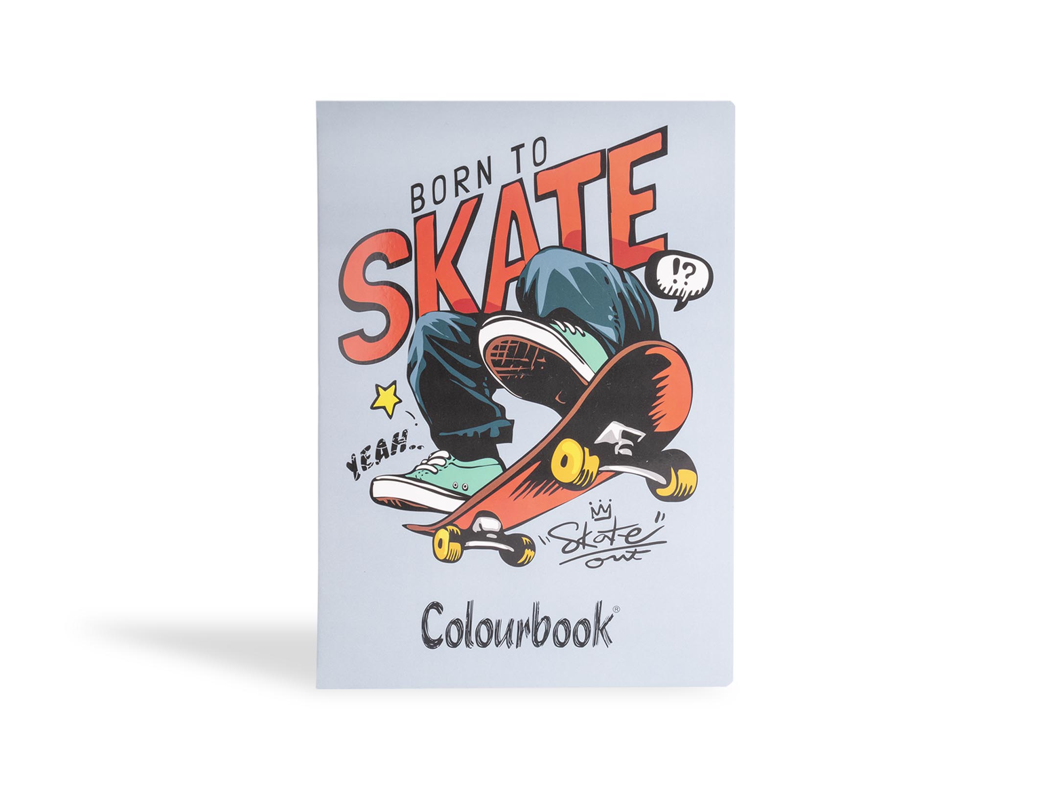Quaderno A4 Funny and Bears Born to Skate