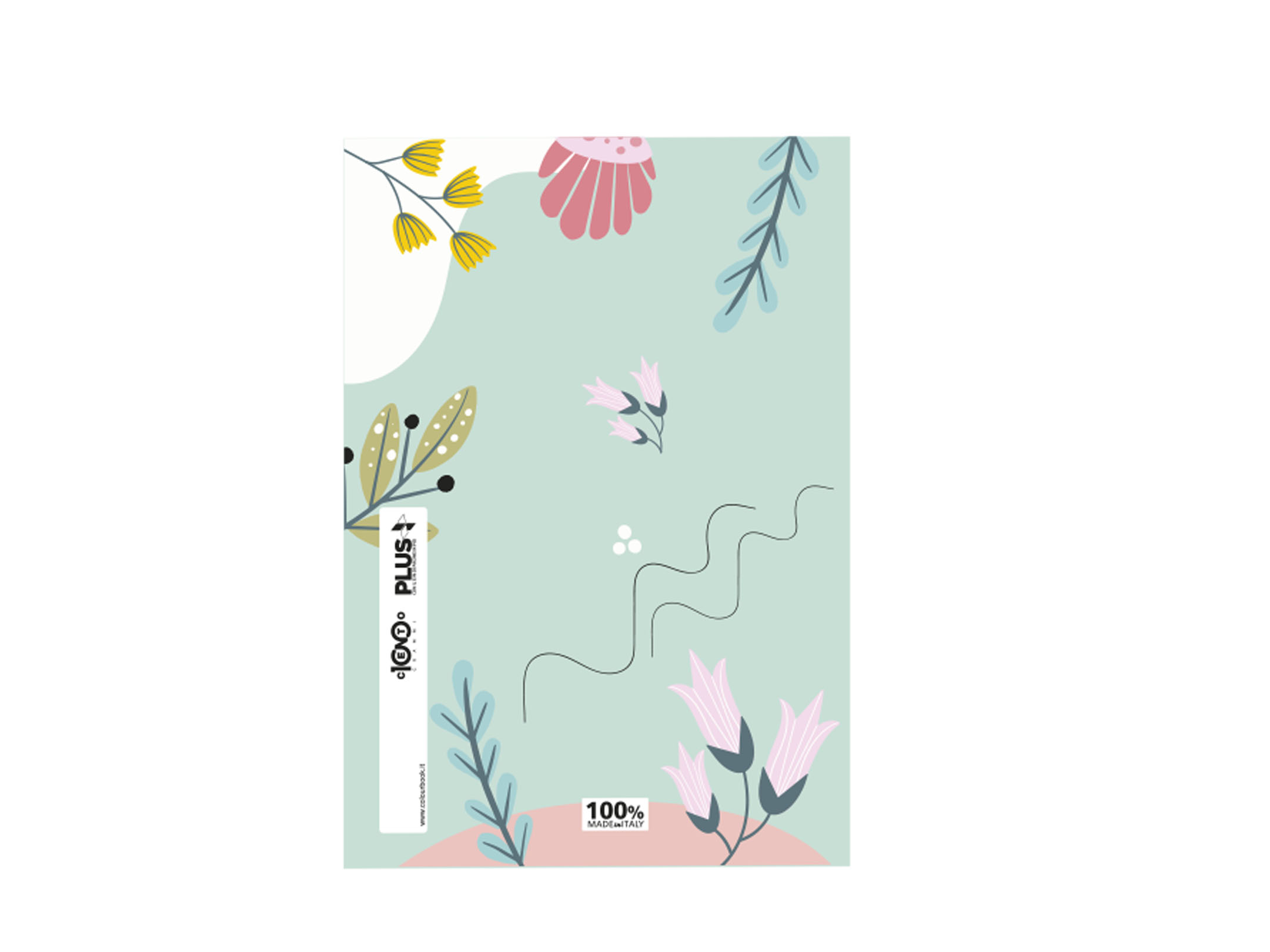 Retro Quaderno A4 Young And Brave Be nice to the world