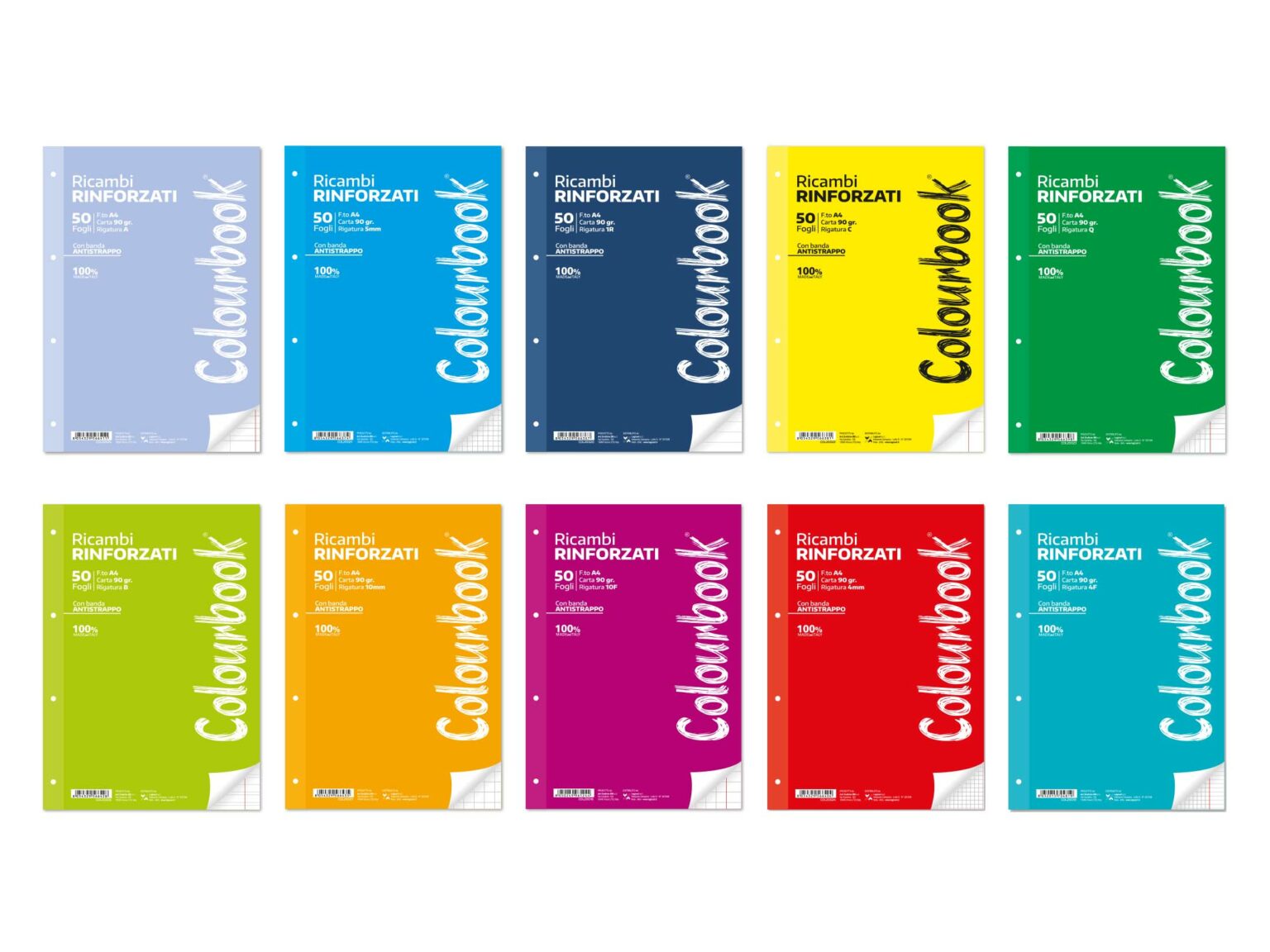 Organizzazione Documenti Ufficio Meccanismi Anelli PATIKIL Per Raccoglitori A6 - 2 Set Dorsi Ricambio, 6 Fori, Colore Oro, Facili Da Installare Anelli