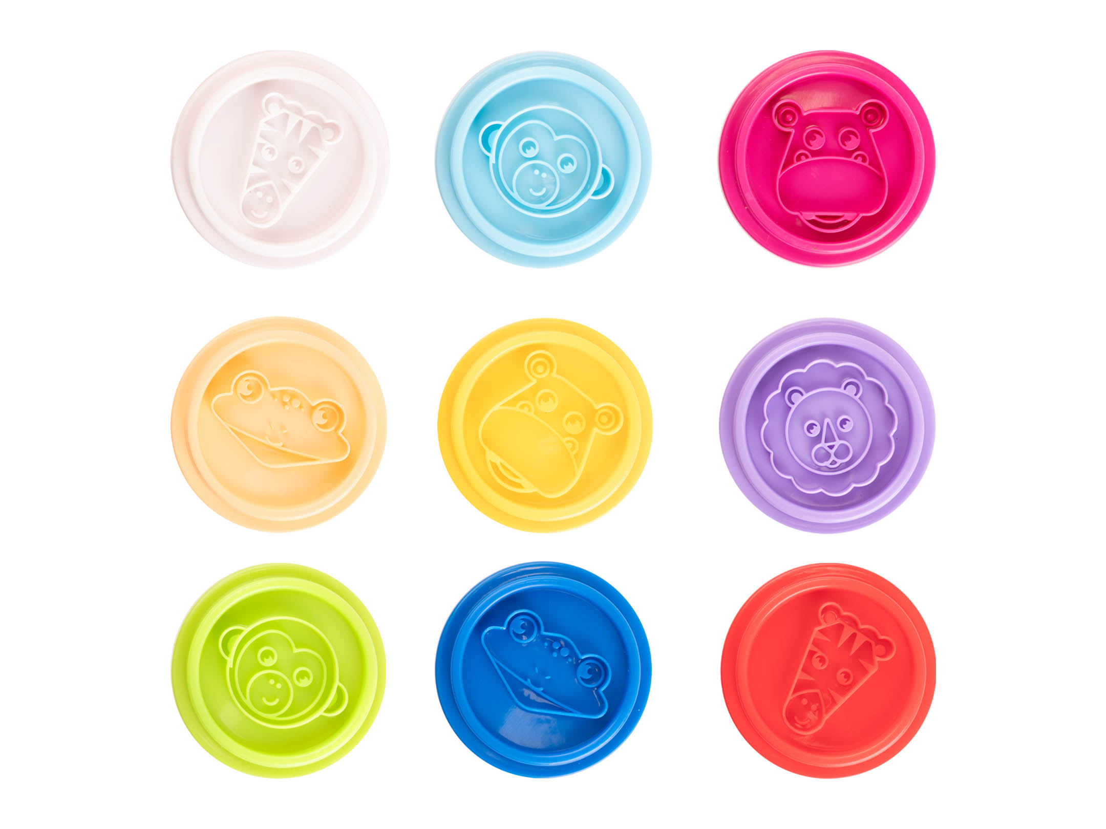 Formine set 9 vasetti plastilina Kiddò 55g