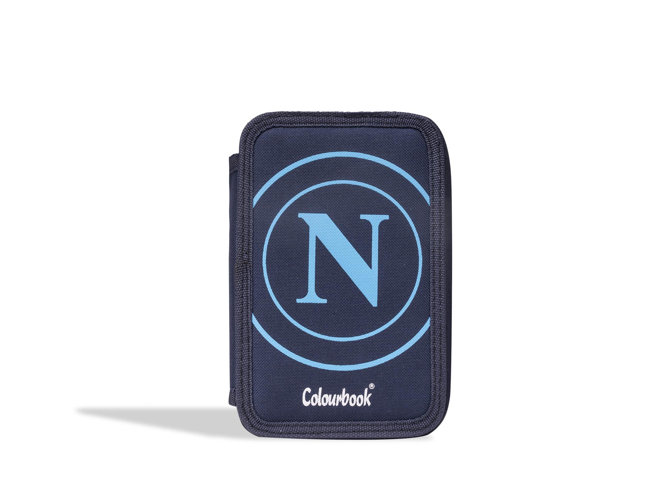 Fronte astuccio 3 zip dark blue SSC Napoli
