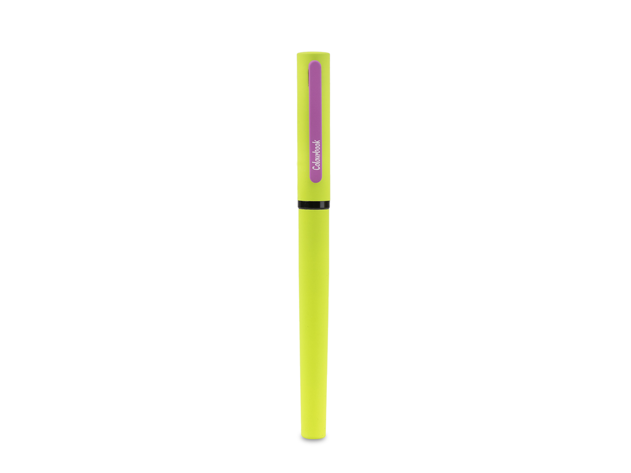 Fronte penna roller Creativity verde fluo
