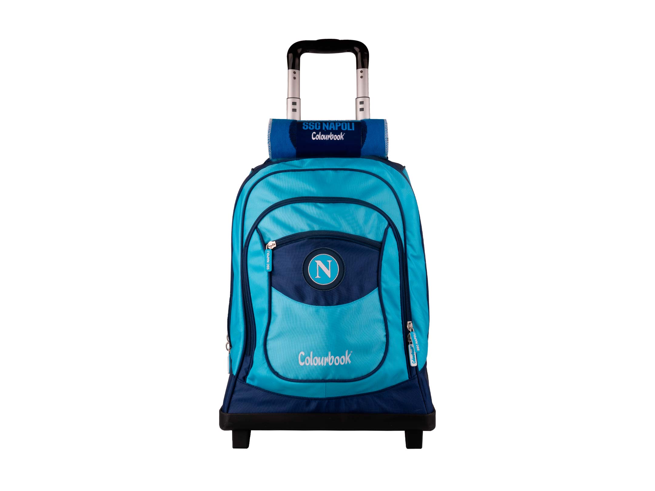 Fronte zaino trolley SSC Napoli azzurro