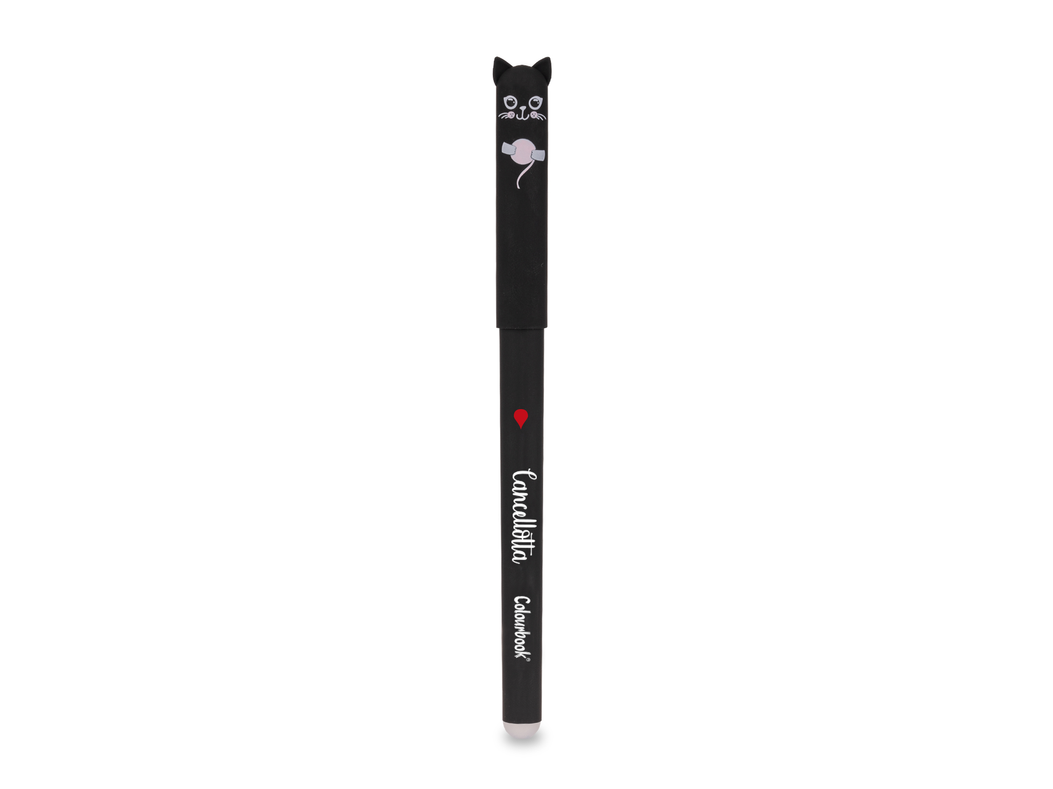 Penna Cancellotta black cat inchiostro rosso