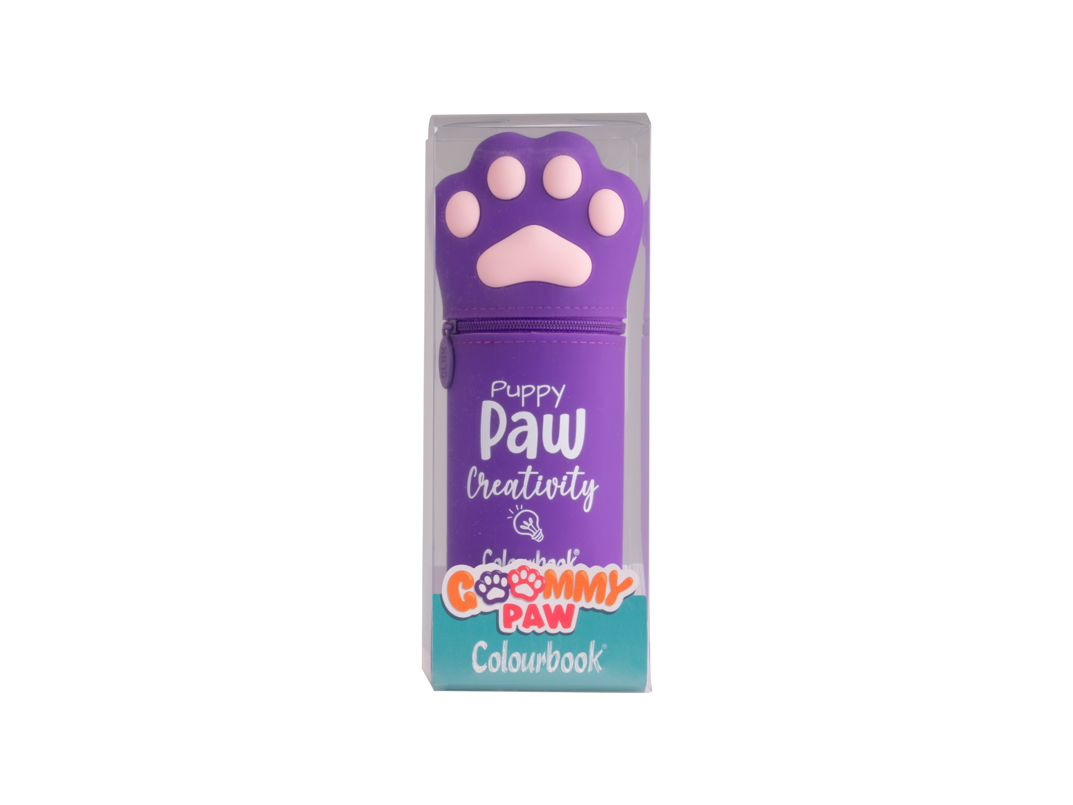Scatolino astuccio in silicone Goommy Paw prugna