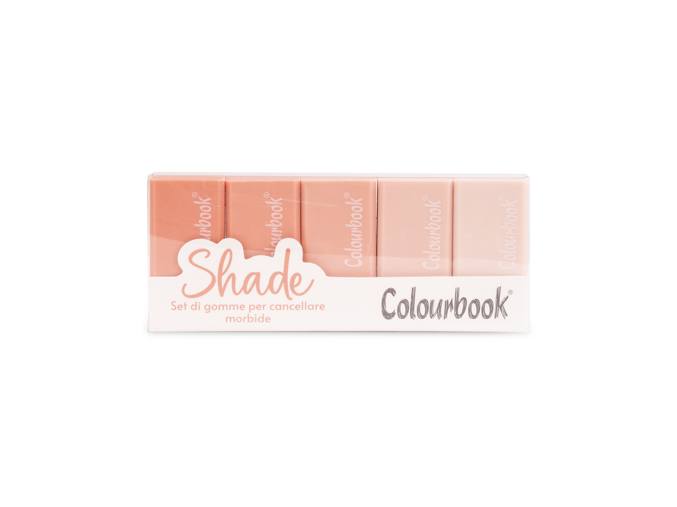 Set 5 gomme da cancellare Shade orchidea