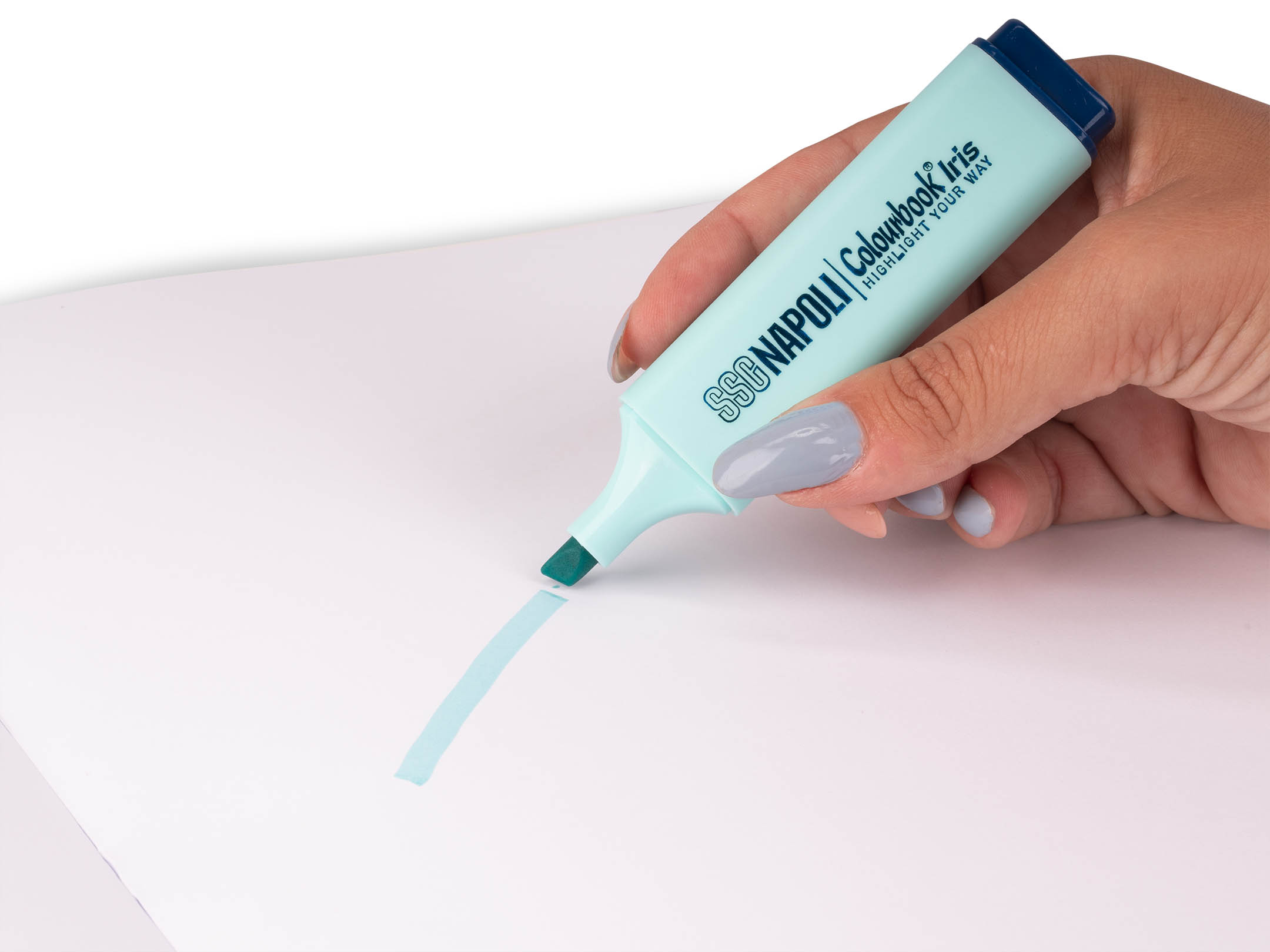 Tratto Evidenziatore SSC Napoli azzurro pastel