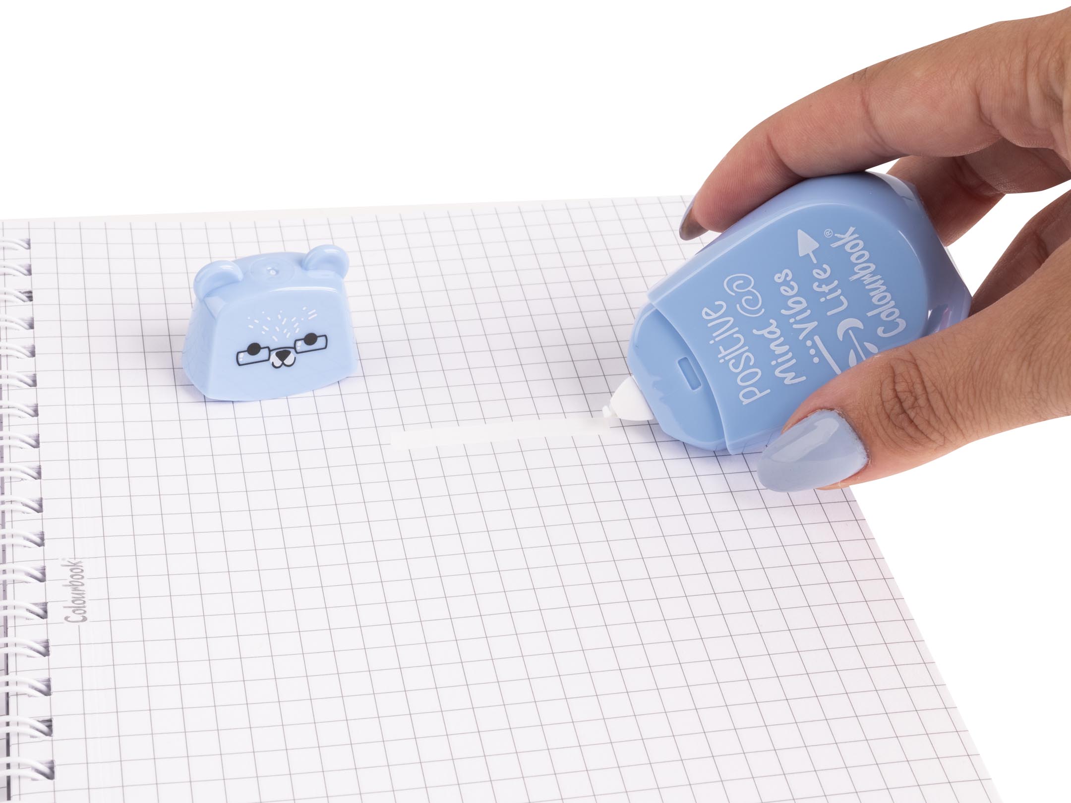 Utilizzo correttore a nastro Kawaii blue california