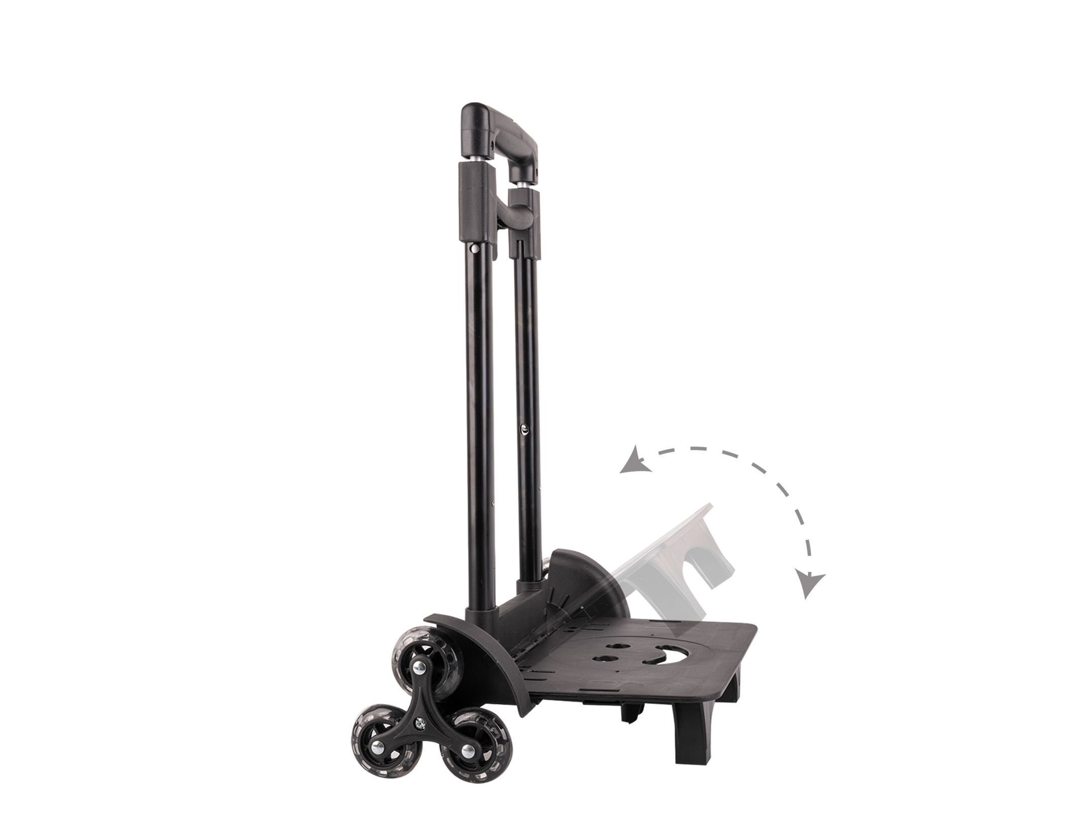 Apertura trolley porta zaino nero