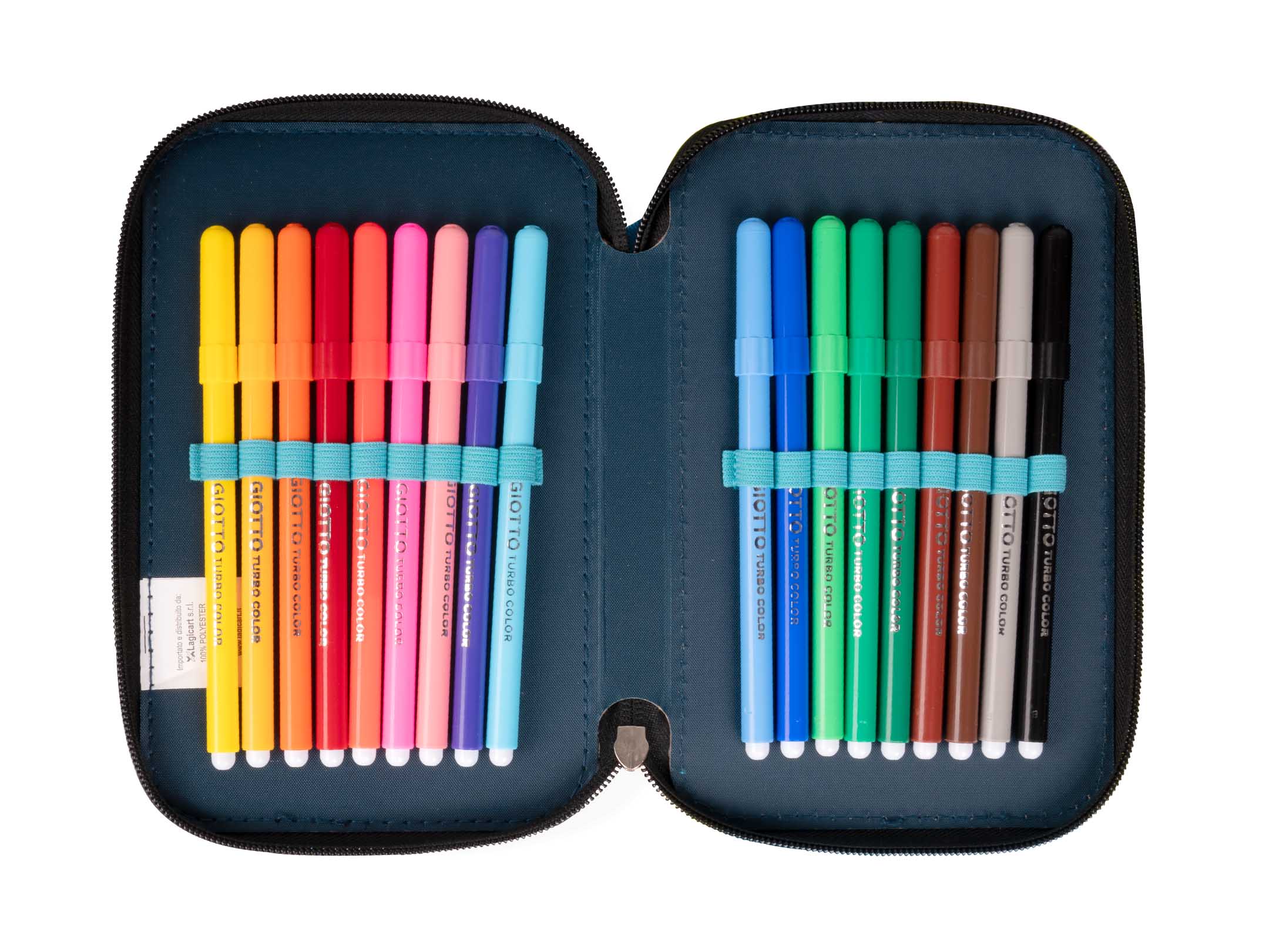 Astuccio 3 Zip Graphity scomparto 3