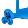 Ruote antiurto trolley porta zaino azzurro