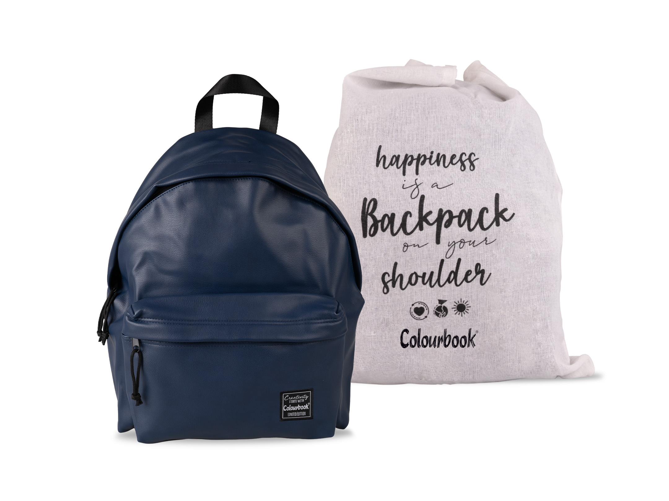 Leatherlike Similpelle Blue con sacca