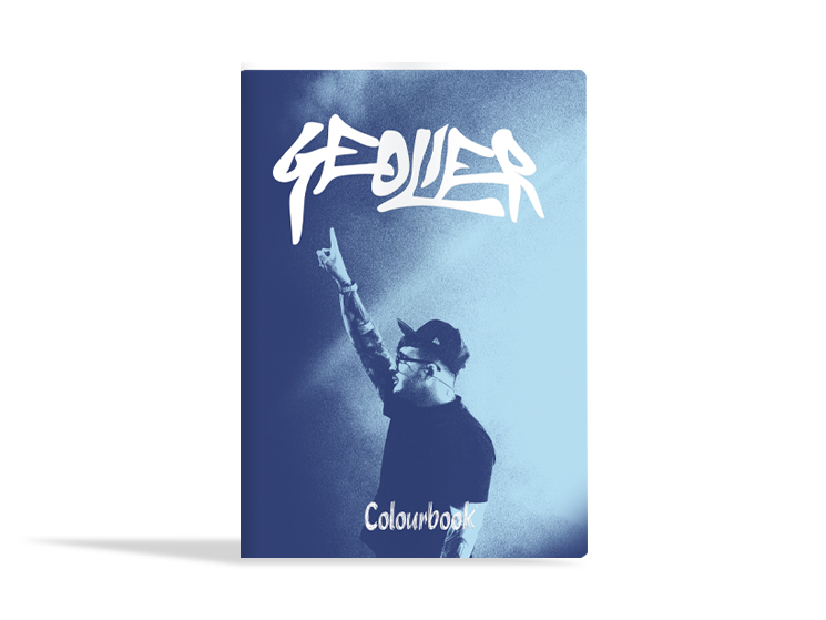 Quaderno A4 Geolier Live Blu
