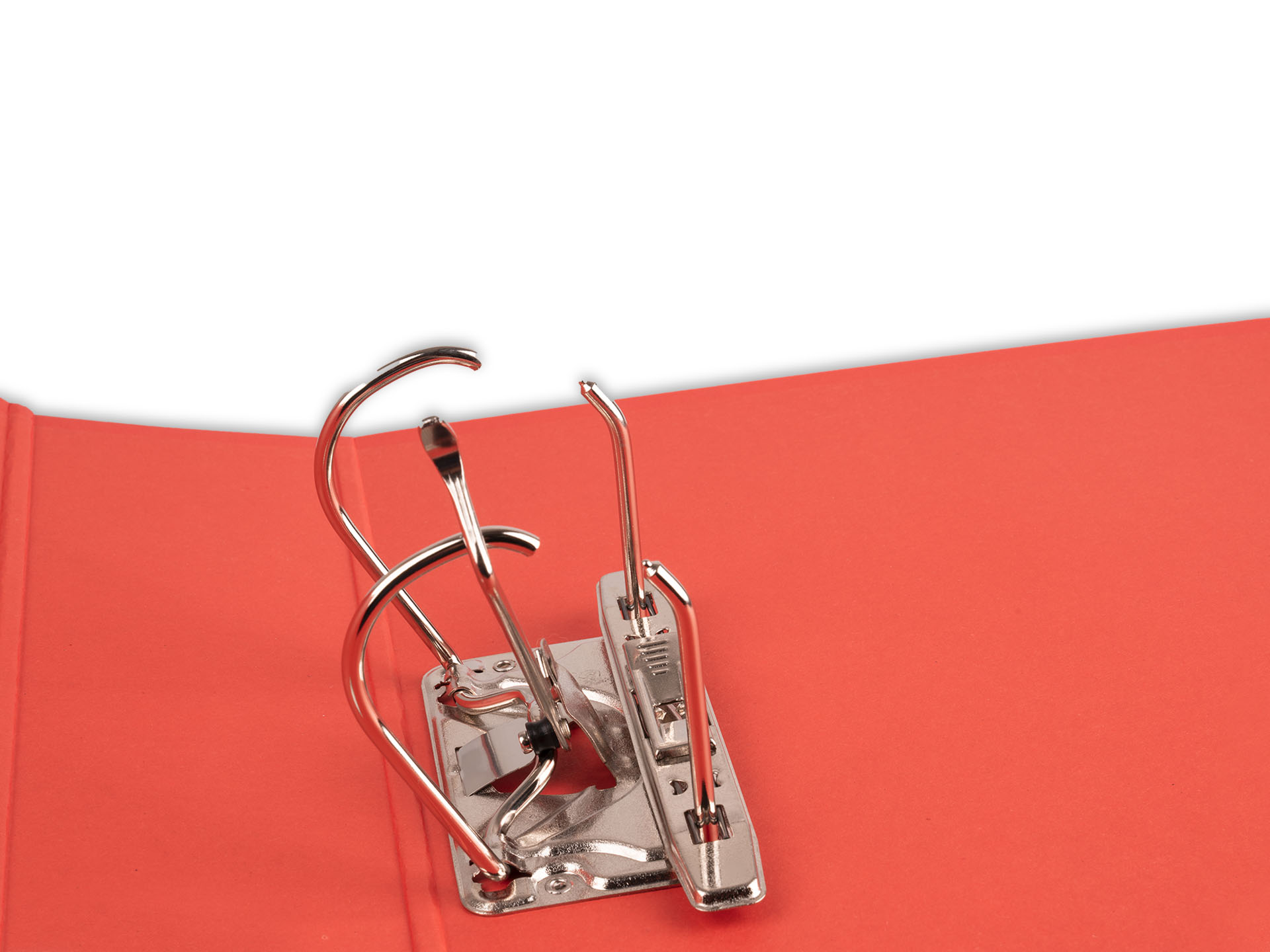 dettaglio anello singolo registratore con custodia Colour rosso dorso 8cm