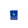 Temperamatite 2 fori blu con serbatoio