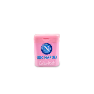 Temperamatite 2 fori rosa con serbatoio